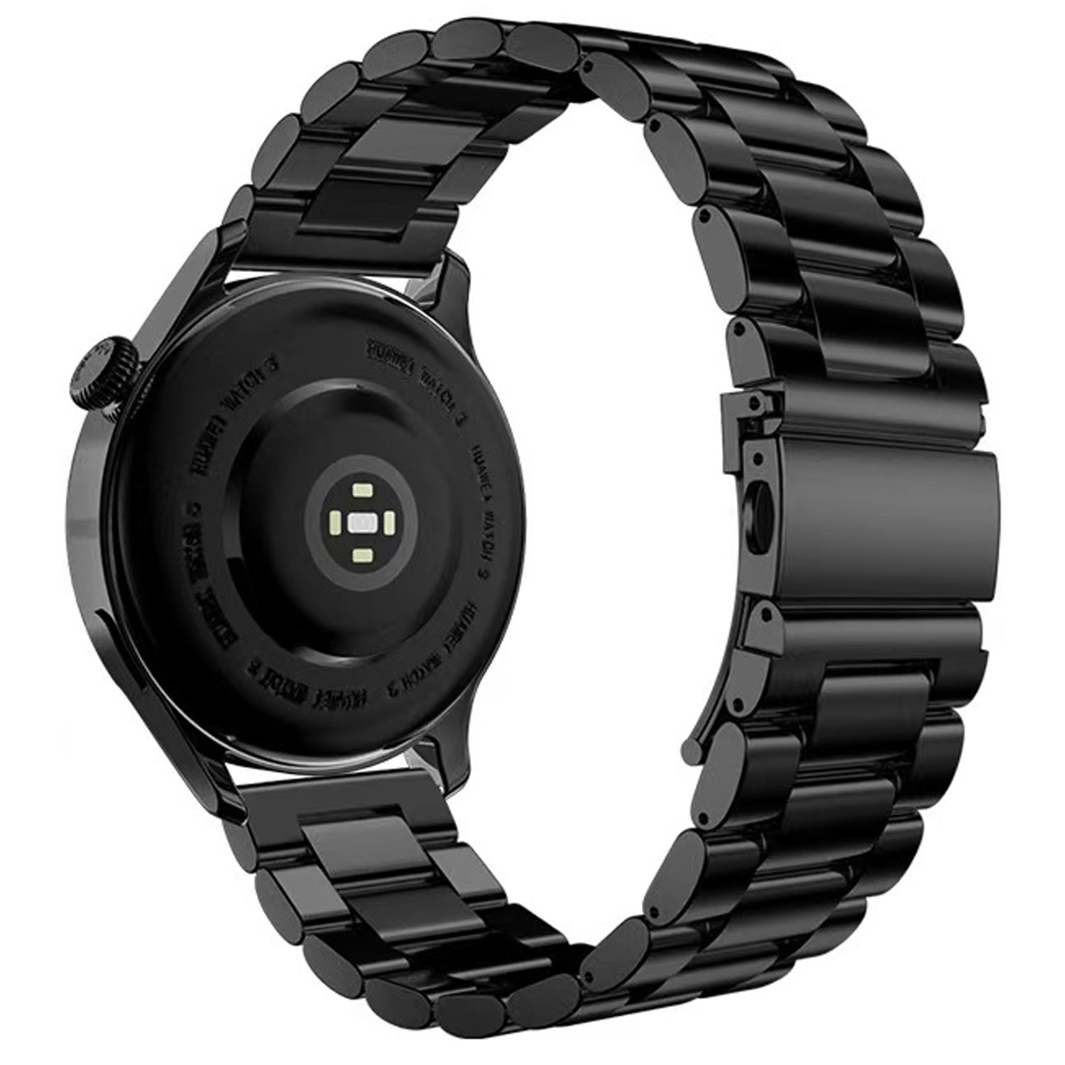  Correa de eslabones de acero con cuentas para el Samsung Galaxy Watch Ultra - negro