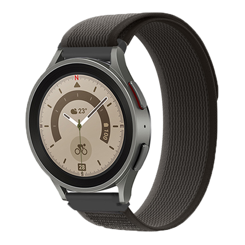 Correa loop trail de nailon para el Huawei - negro gris