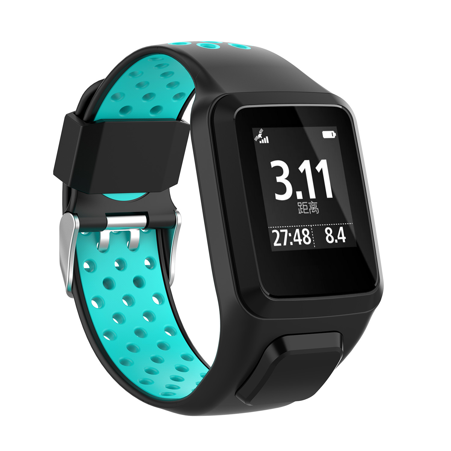 TomTom Runner / Spark / Neumático deportivo doble Adventure - negro tahou azul