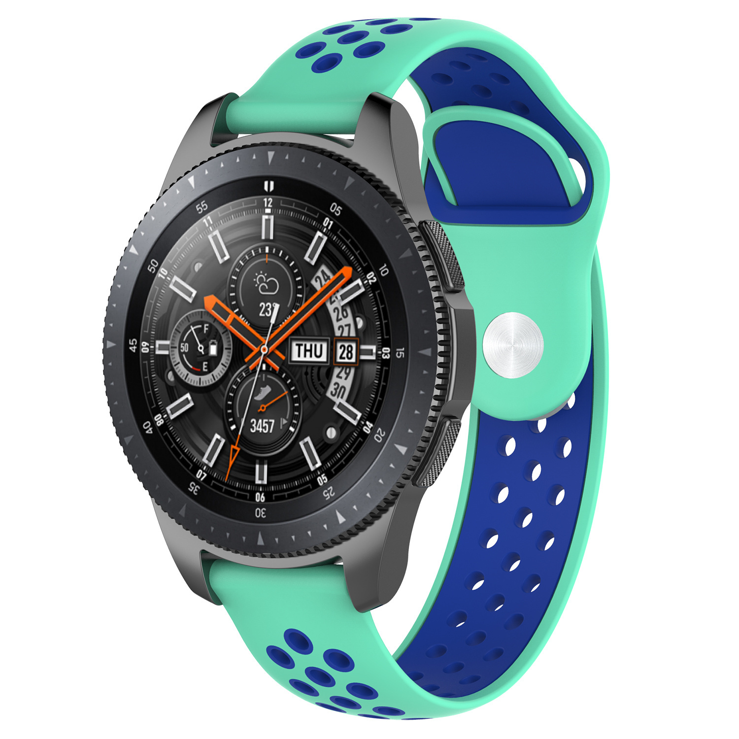 Samsung Correa deportiva doble Galaxy Watch - azul turquesa