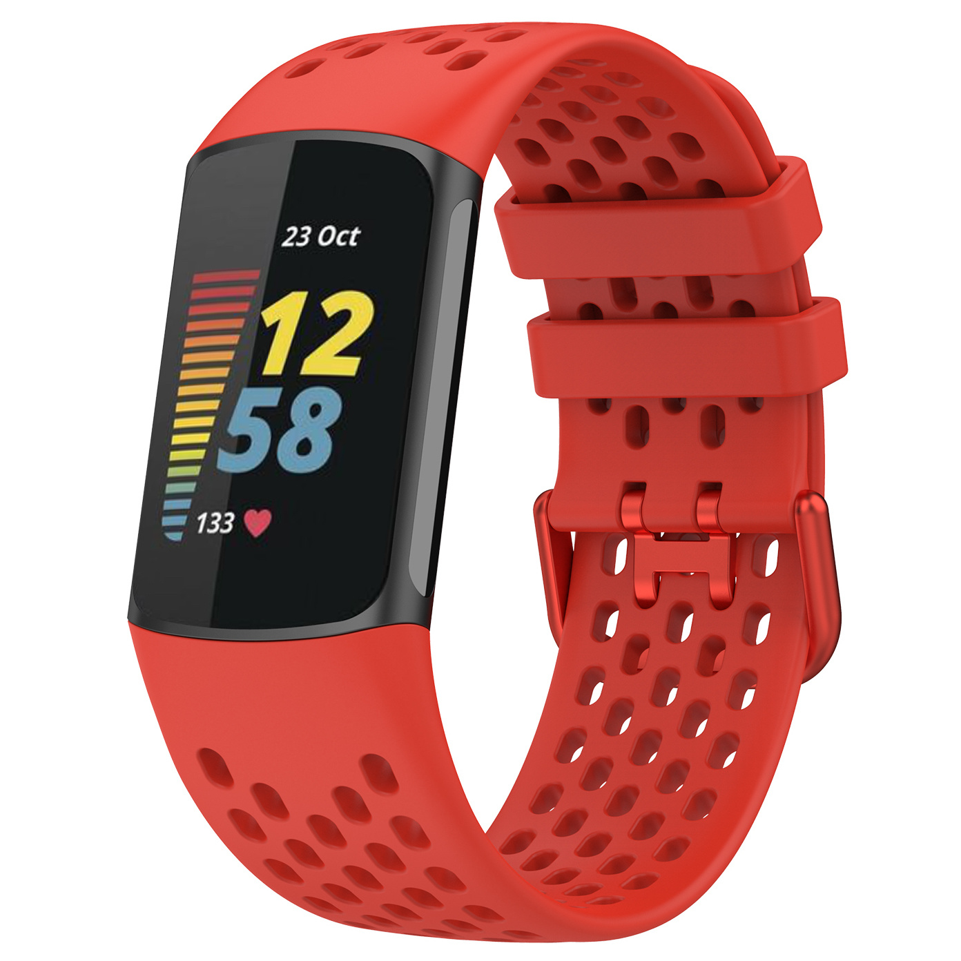  Fitbit Charge 5 sport point band - rojo