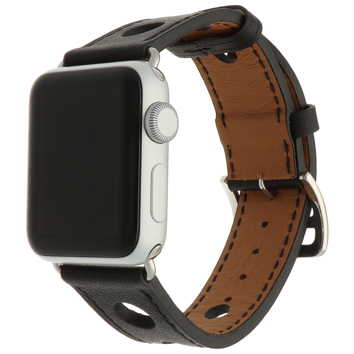 Apple Watch Cinturón hermes de piel PU - negro
