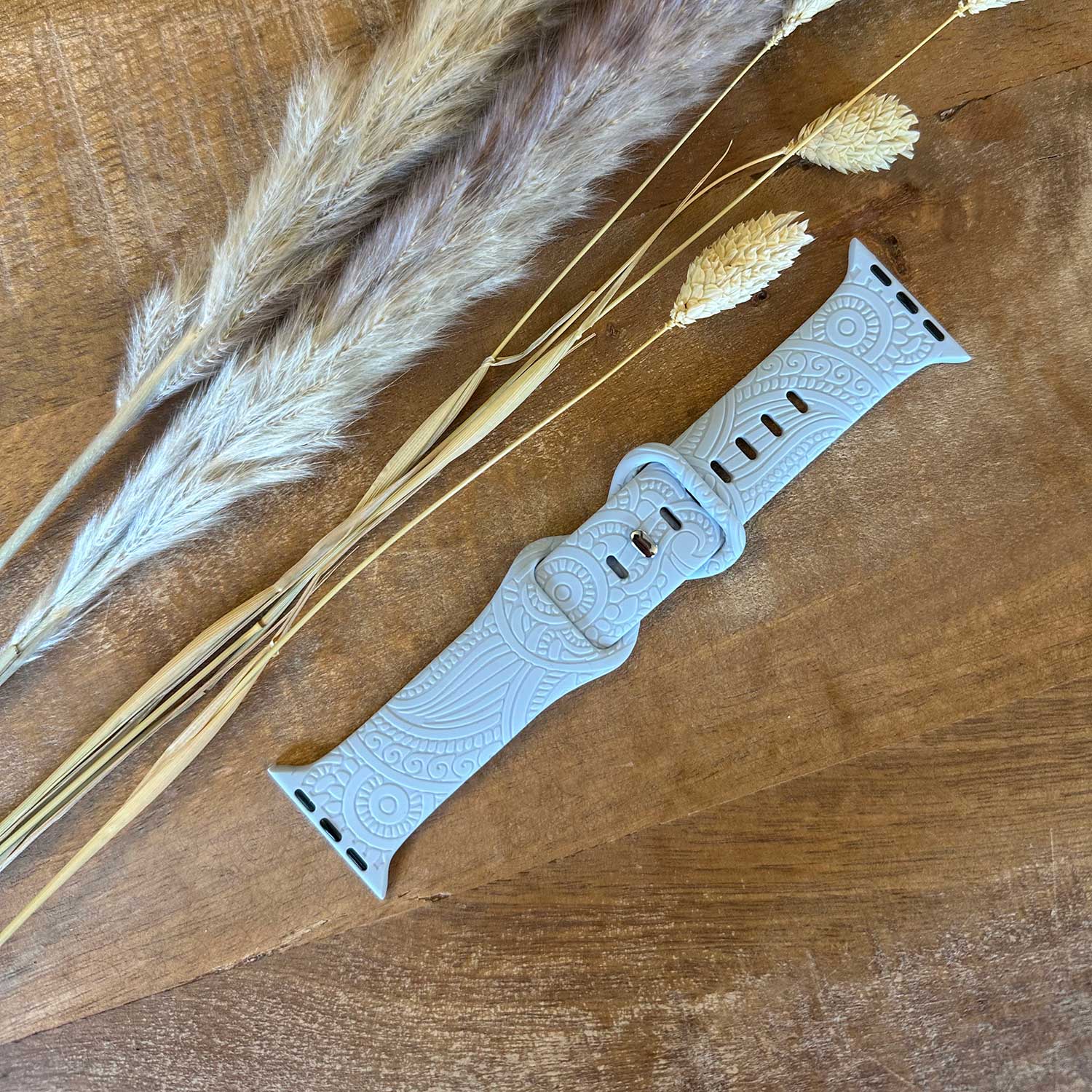 Correa deportiva estampada para el Apple Watch - Ibiza azul