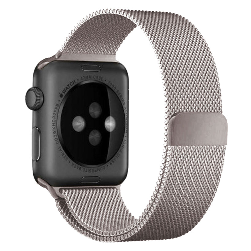 Correa Milanese loop para el Apple Watch - blanco estrella