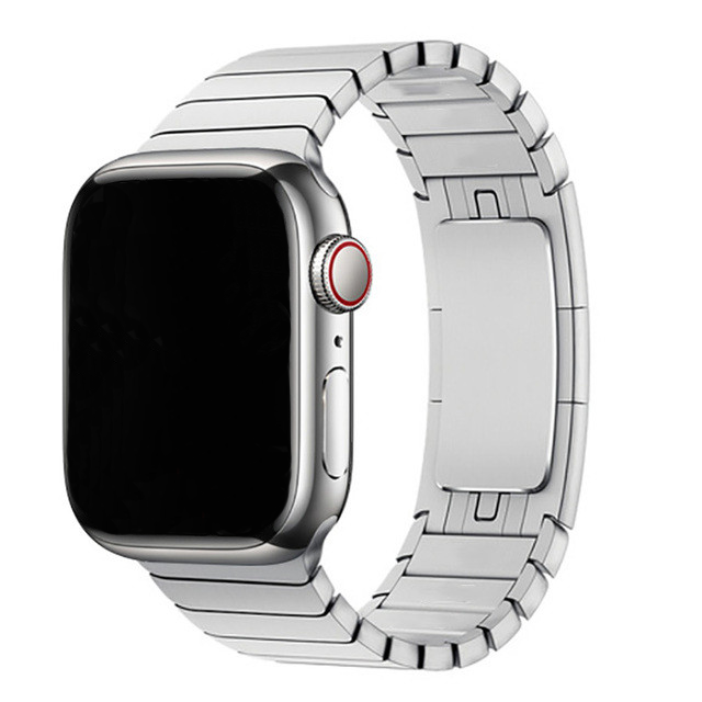 Apple Watch eslabón de acero - plata