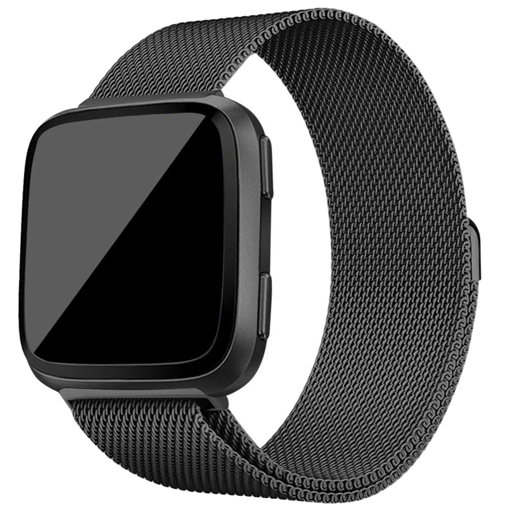 Correa Milanese loop para el Fitbit Versa - negro