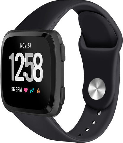  Fitbit Versa banda deportiva de silicona - negro