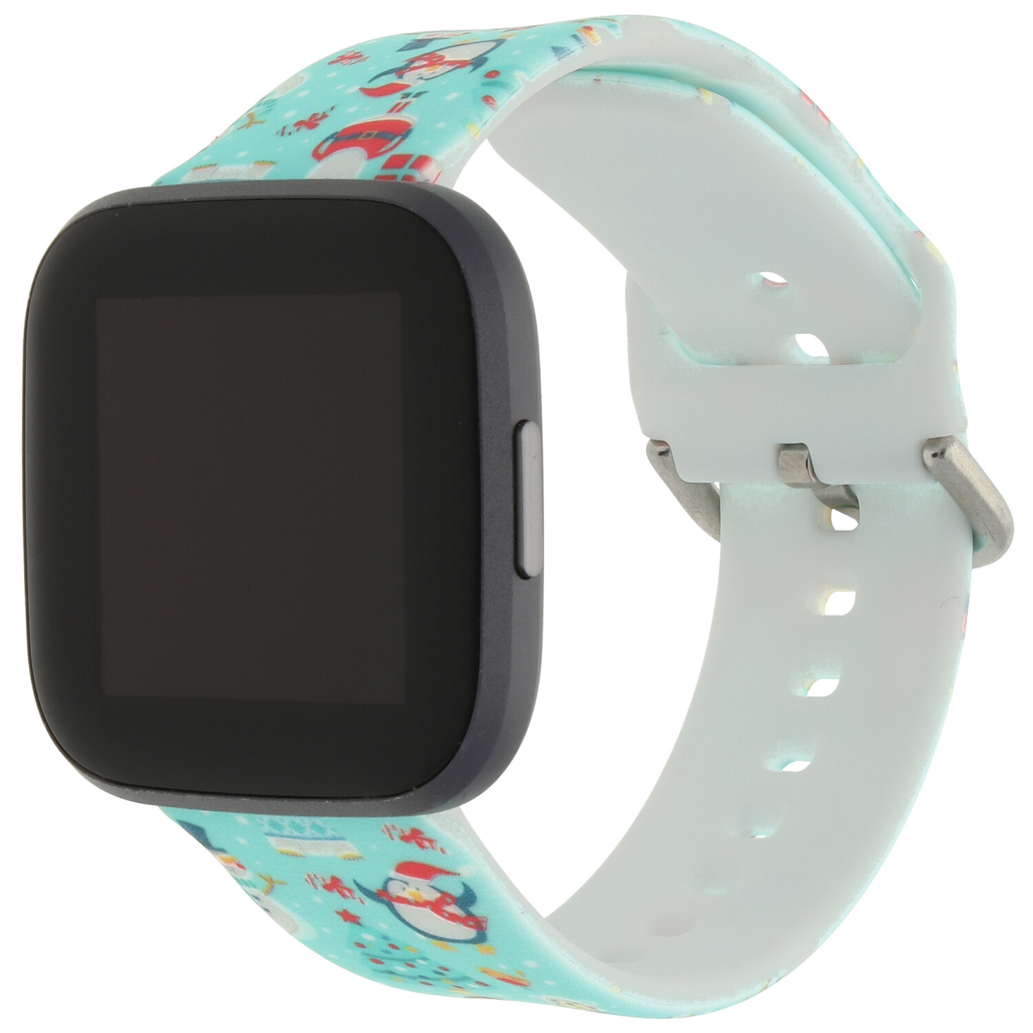 Correa deportiva estampada para el Fitbit Versa - Verde Navidad