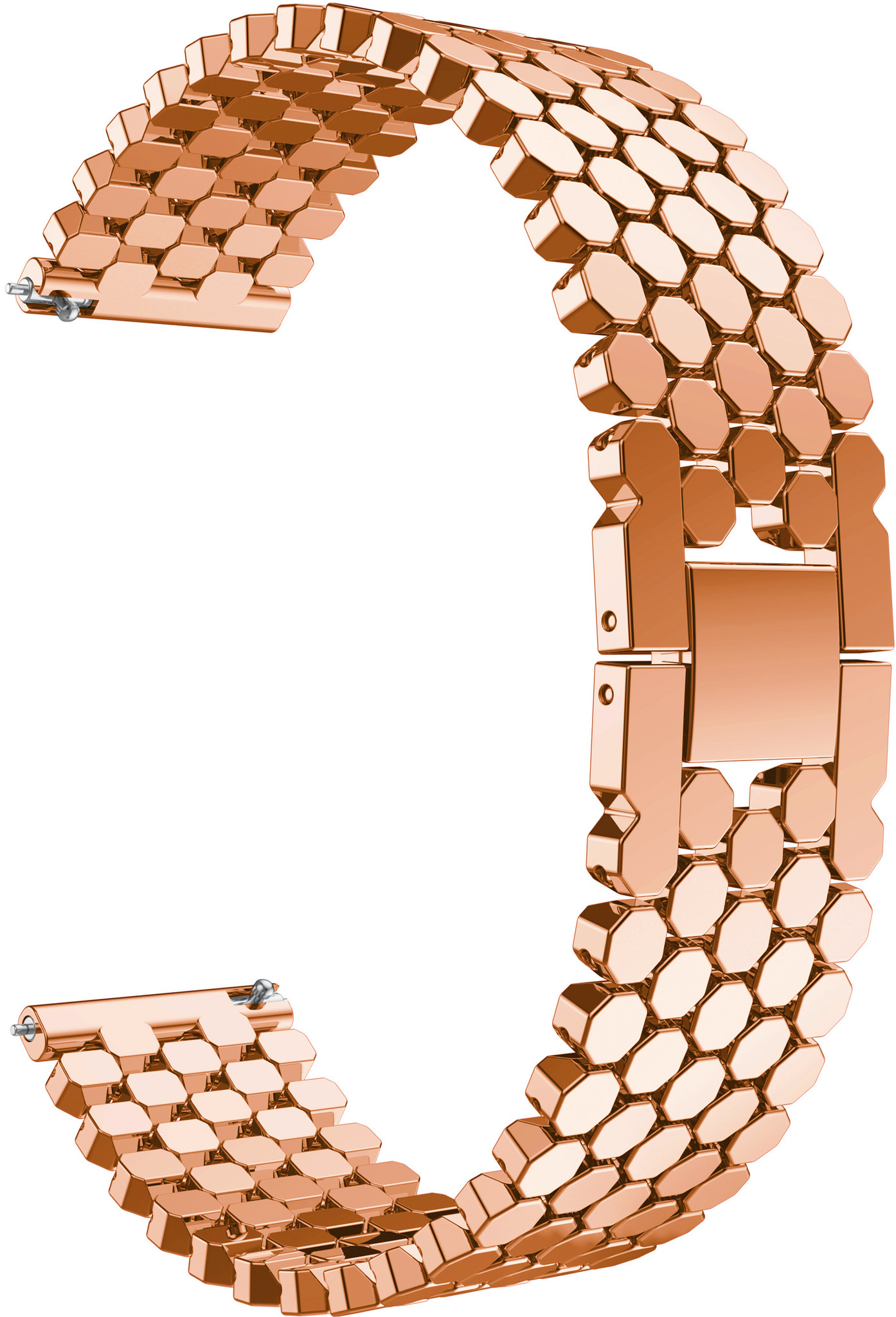 Samsung Correa de eslabones de acero para peces Galaxy Watch - oro rosa