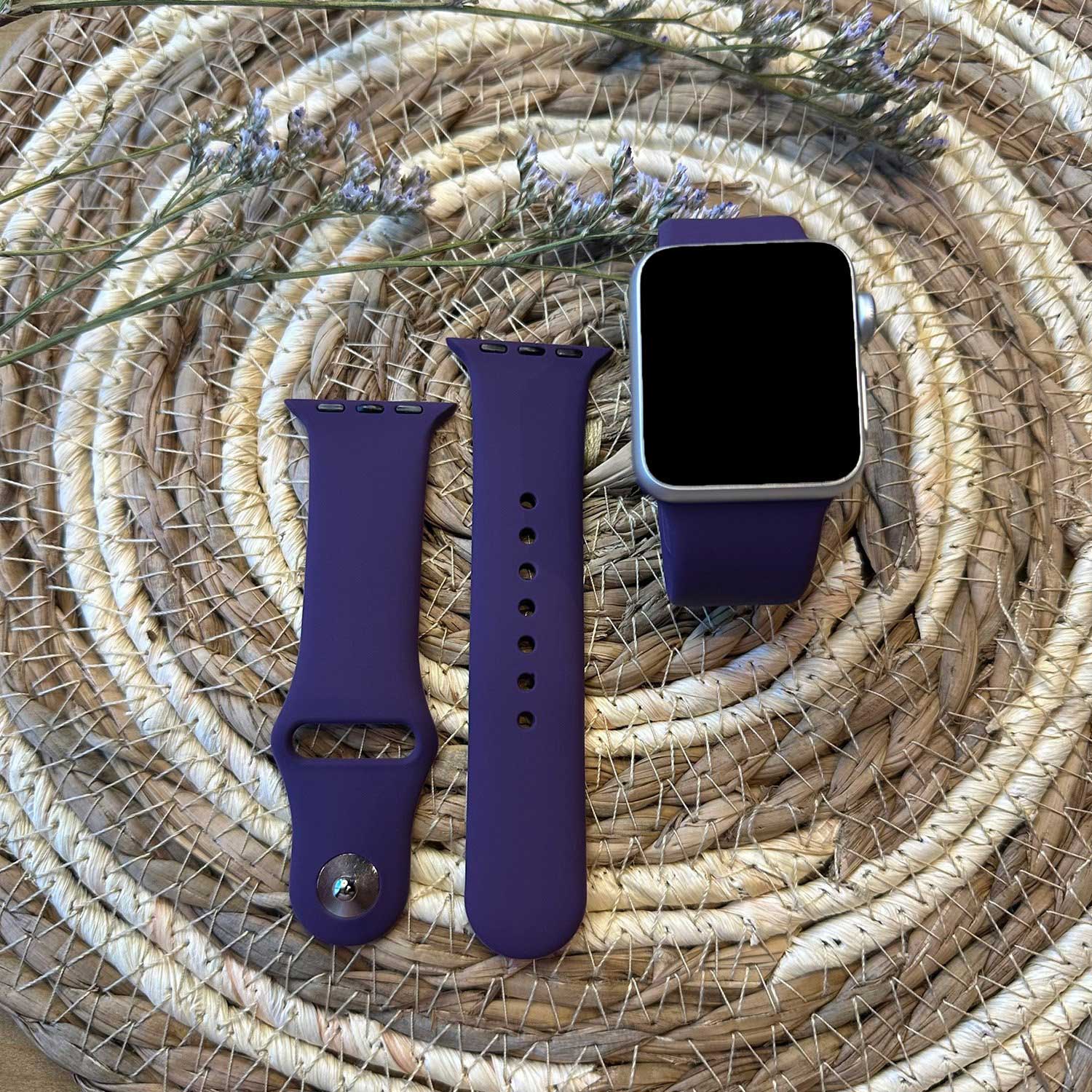 Correa deportiva para el Apple Watch - ciruela