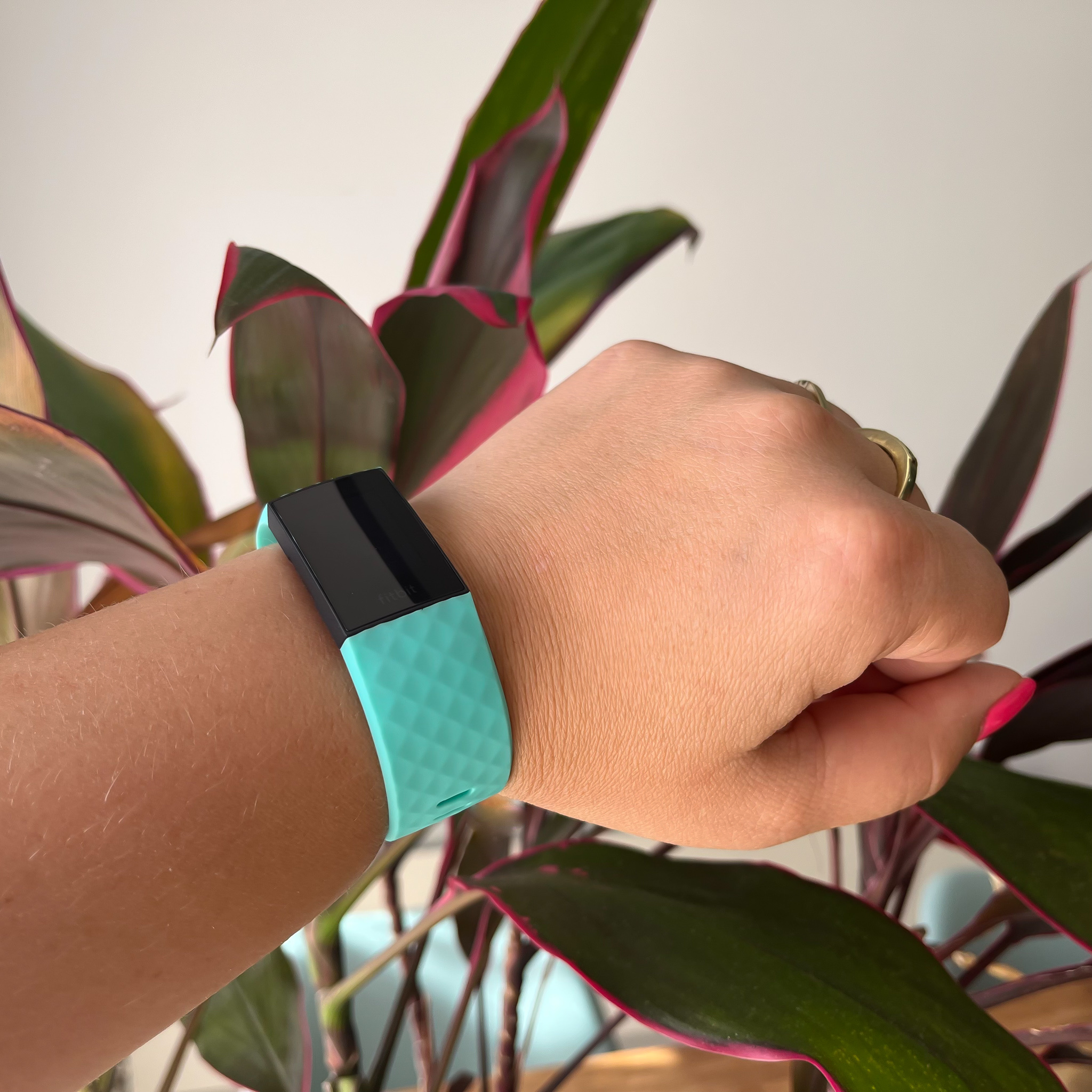 Correa deportiva waffle para el Fitbit Charge 3 y 4 - verde