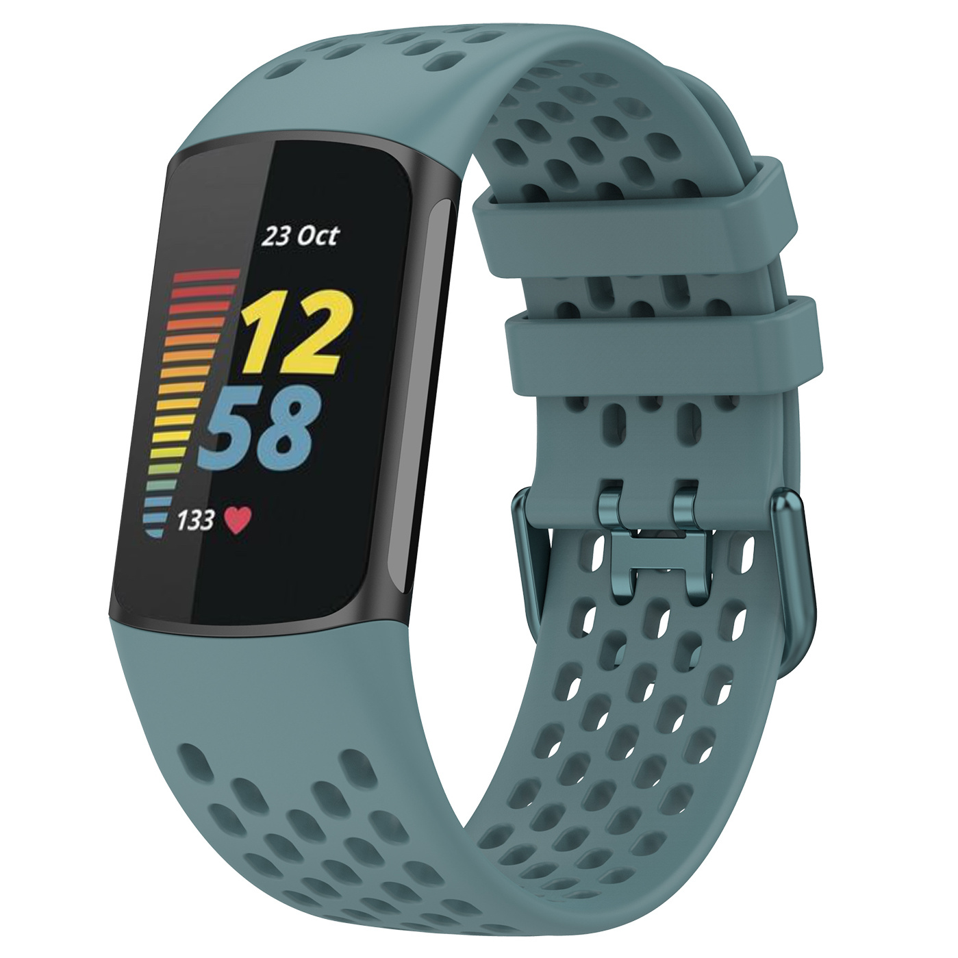  Fitbit Charge 5 sport point band - pizarra