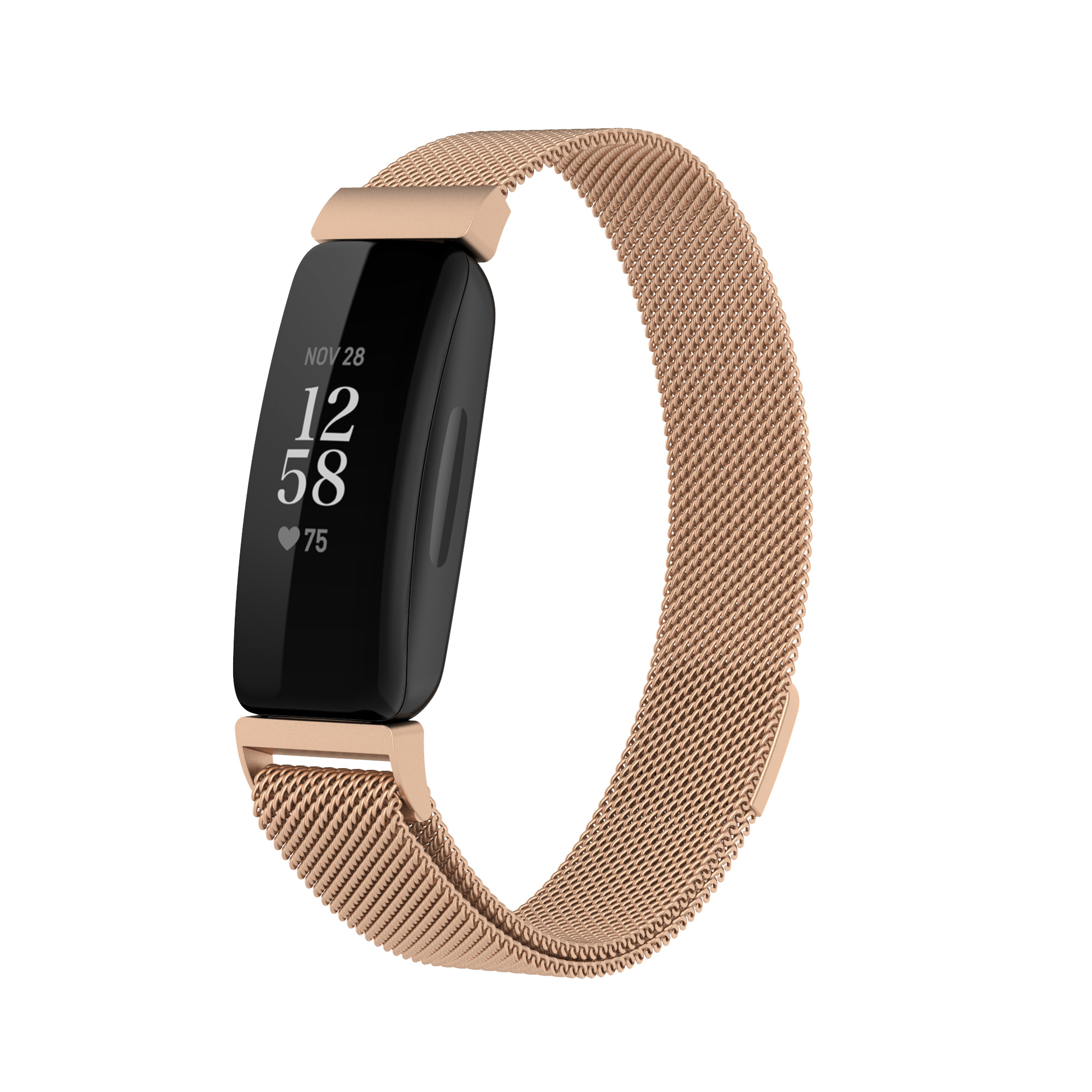  Fitbit Inspire 2 milanese banda - champán