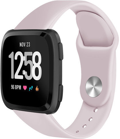 Correa deportiva de silicona para el Fitbit Versa - arena rosa
