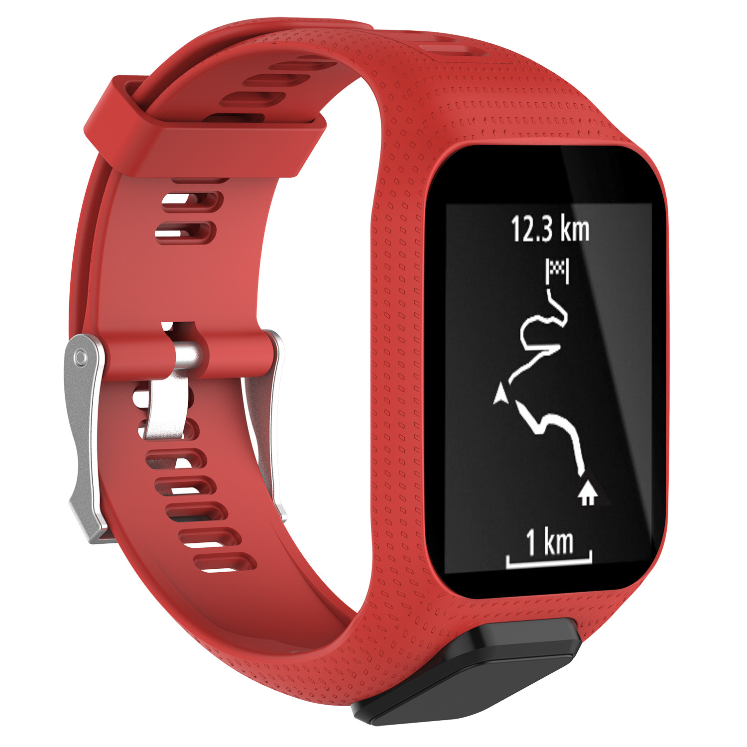 TomTom Runner / Spark / Correa con hebilla Adventure sport - rojo