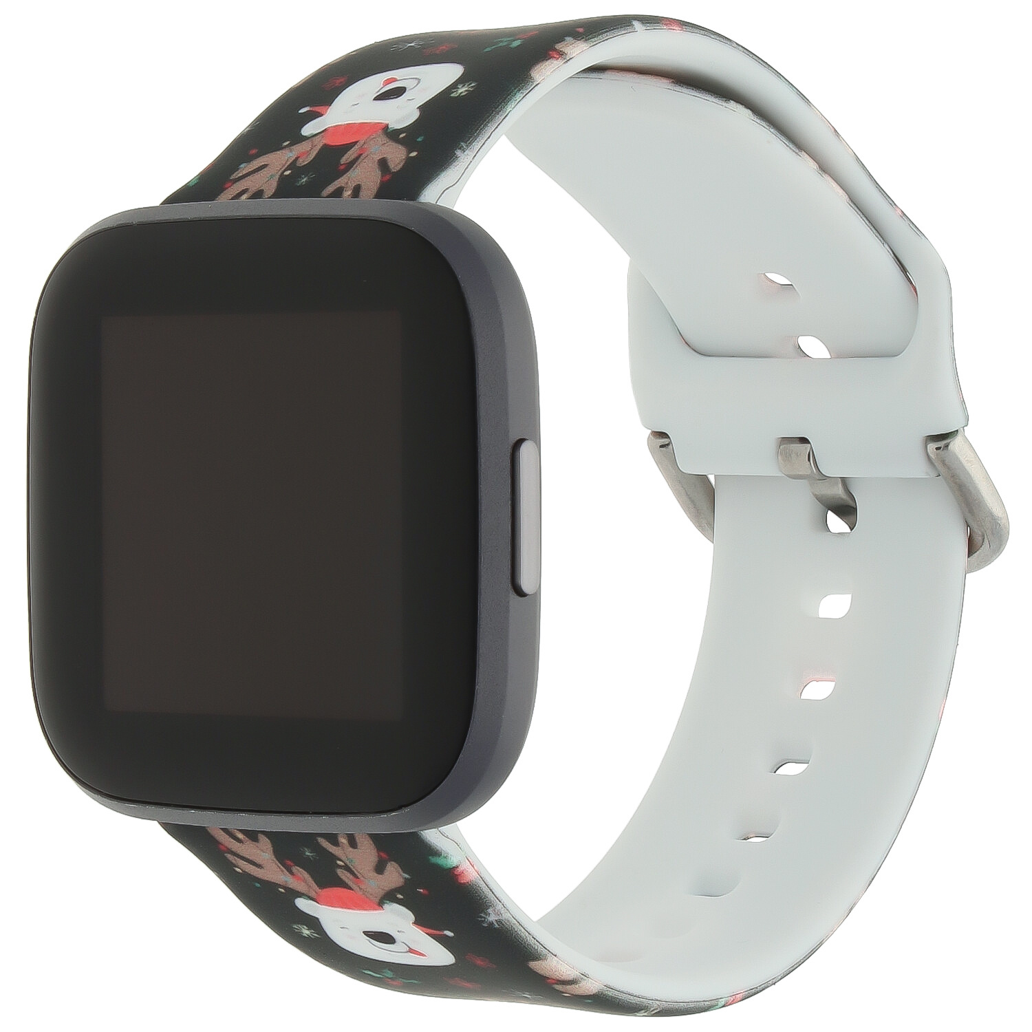 Correa deportiva estampada para el Fitbit Versa - Reno de Navidad