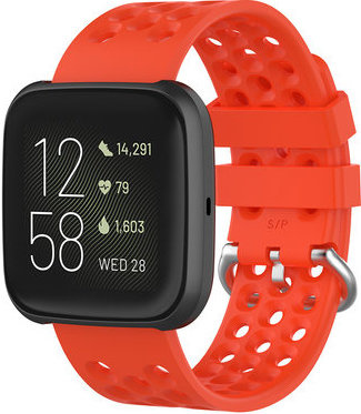 Correa deportiva point para el Fitbit Versa - rojo