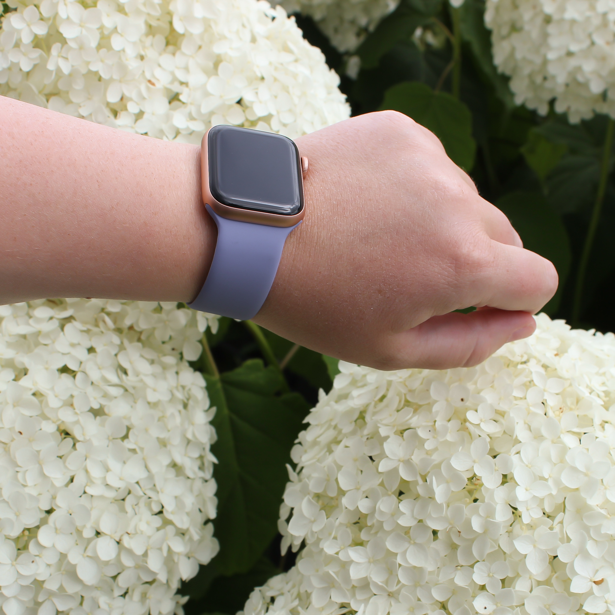 Correa deportiva solo loop para el Apple Watch - Lavanda inglés