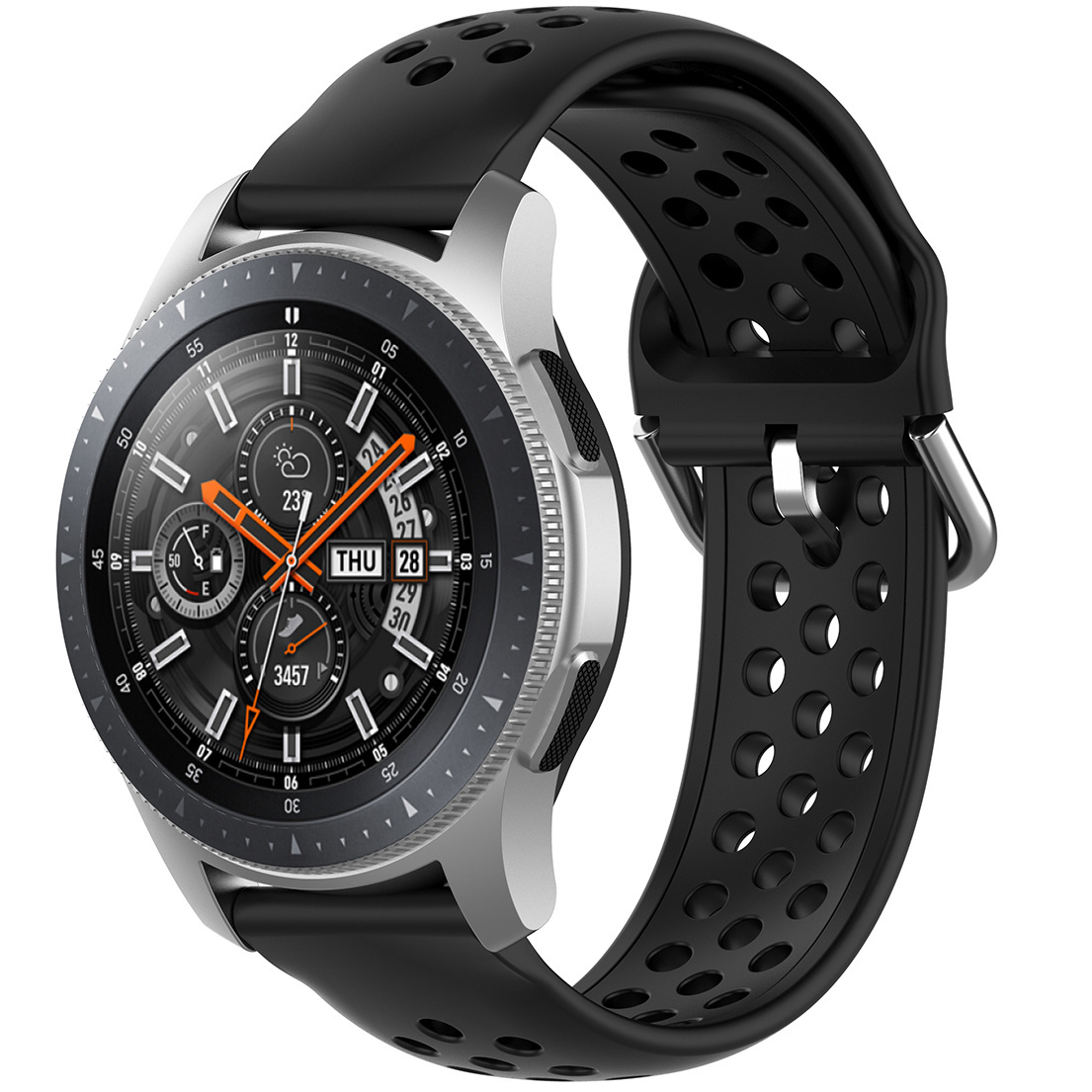 Samsung Correa de doble hebilla Galaxy Watch sport - negra