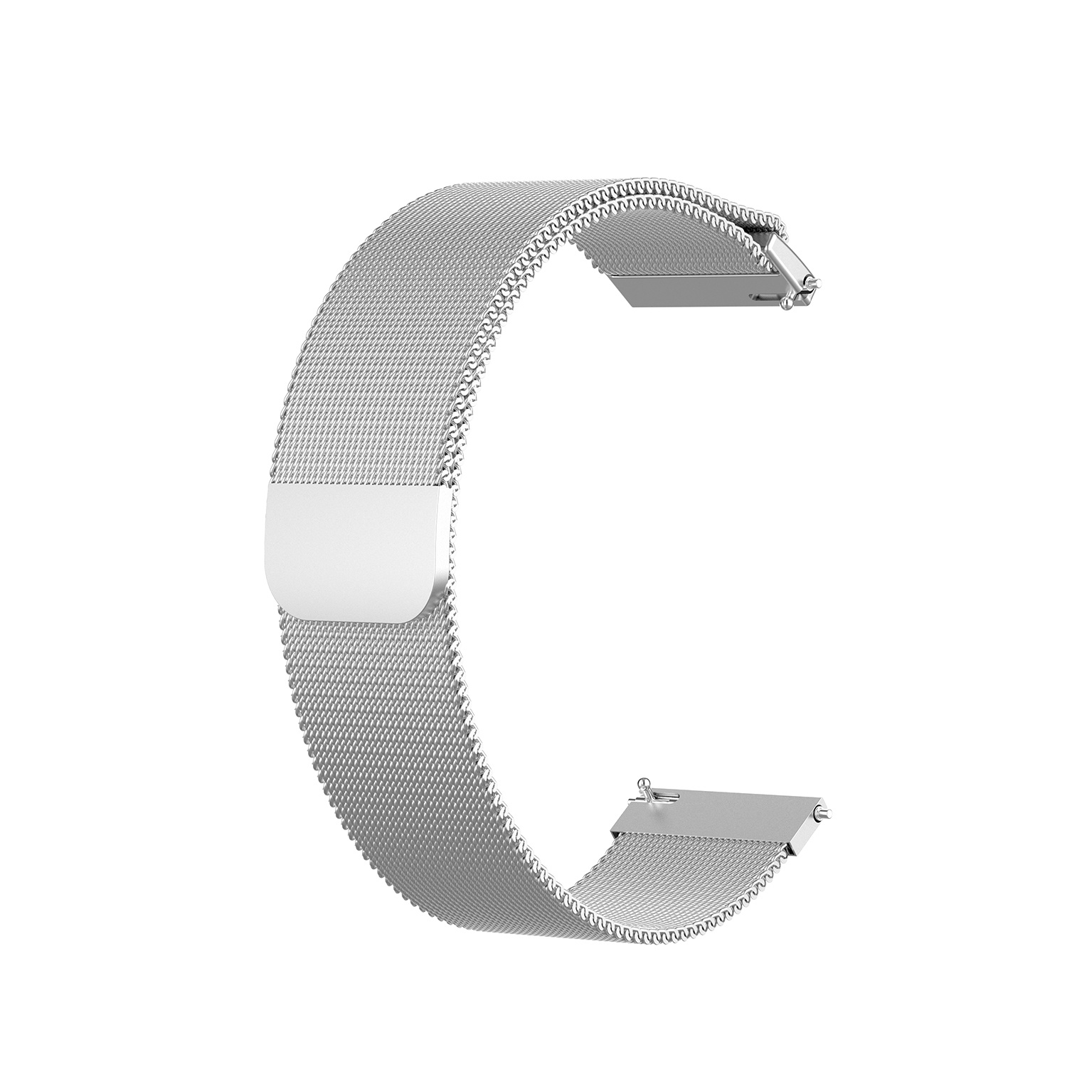 Correa Milanese loop para el Garmin Vivoactive / Vivomove - plata