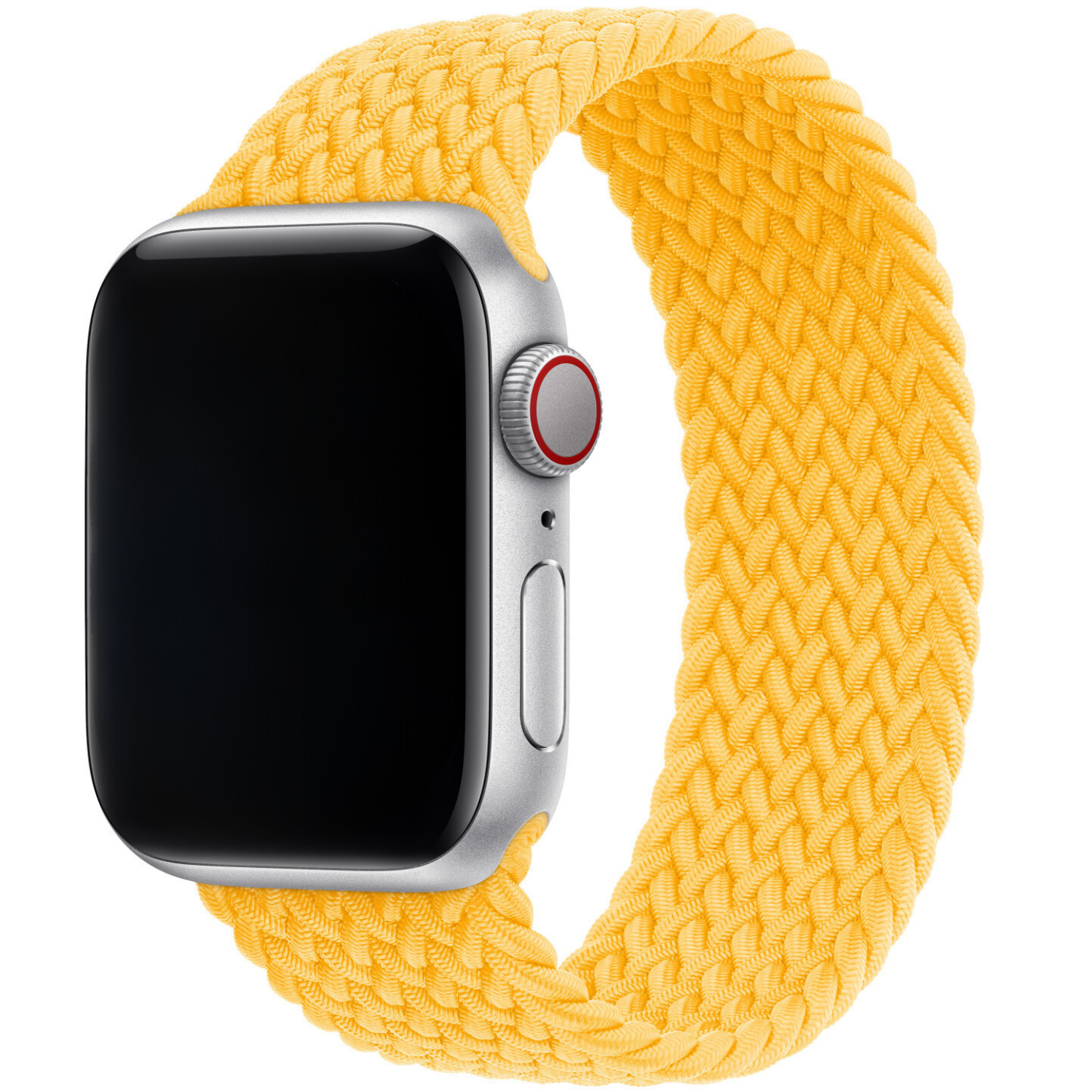 Correa solo loop trenzada de nailon para el Apple Watch - amarillo solar