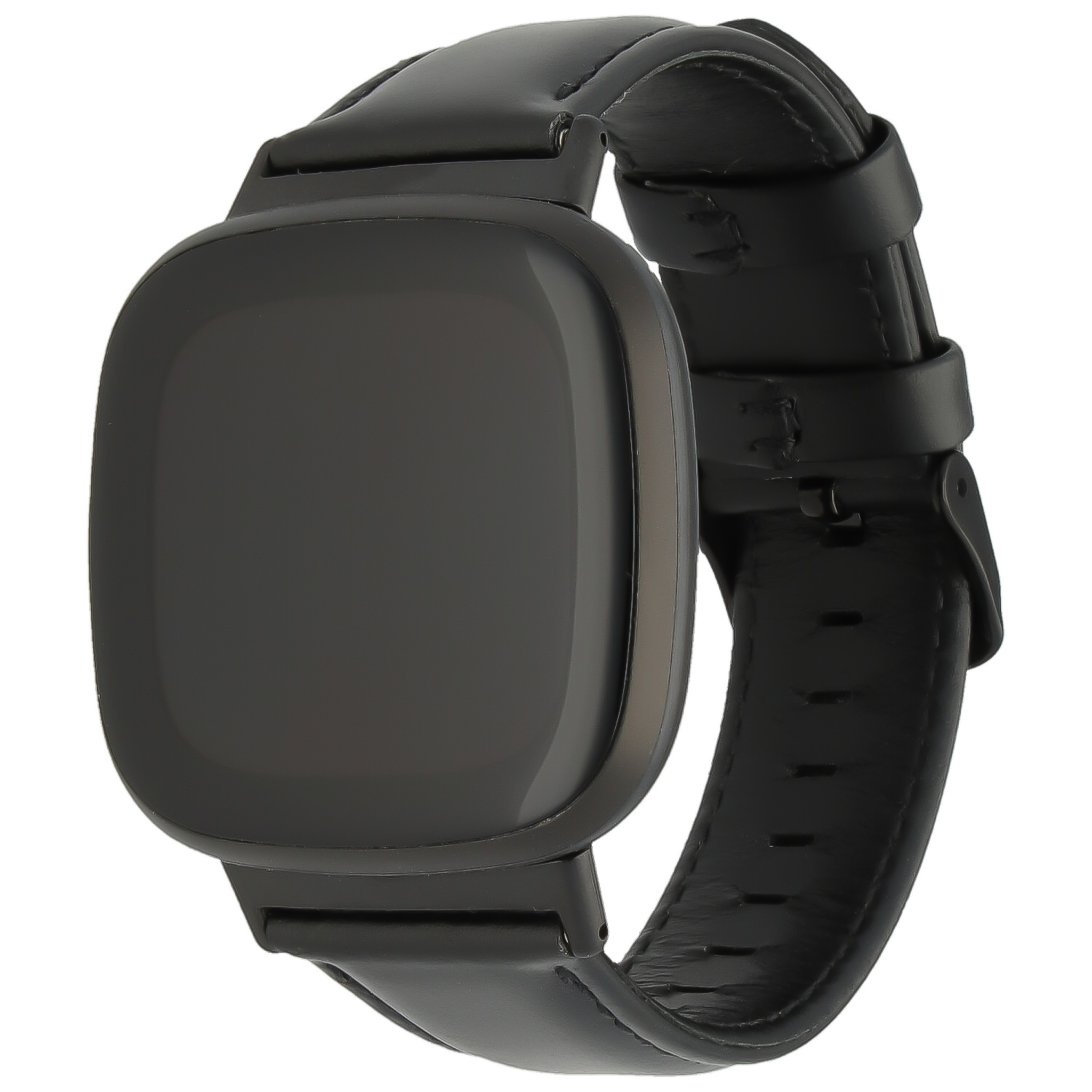  Fitbit Versa 3 / Sense correa de piel genuino - negro