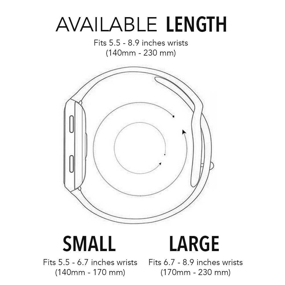 Correa deportiva doble para el Fitbit Versa - gris negro