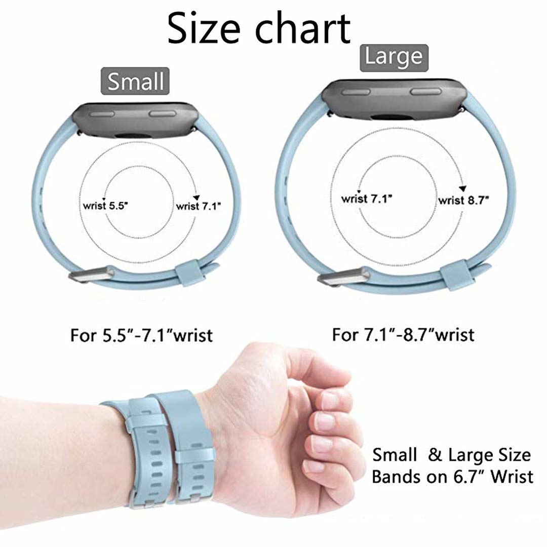 Correa deportiva para el Fitbit Versa - azul claro