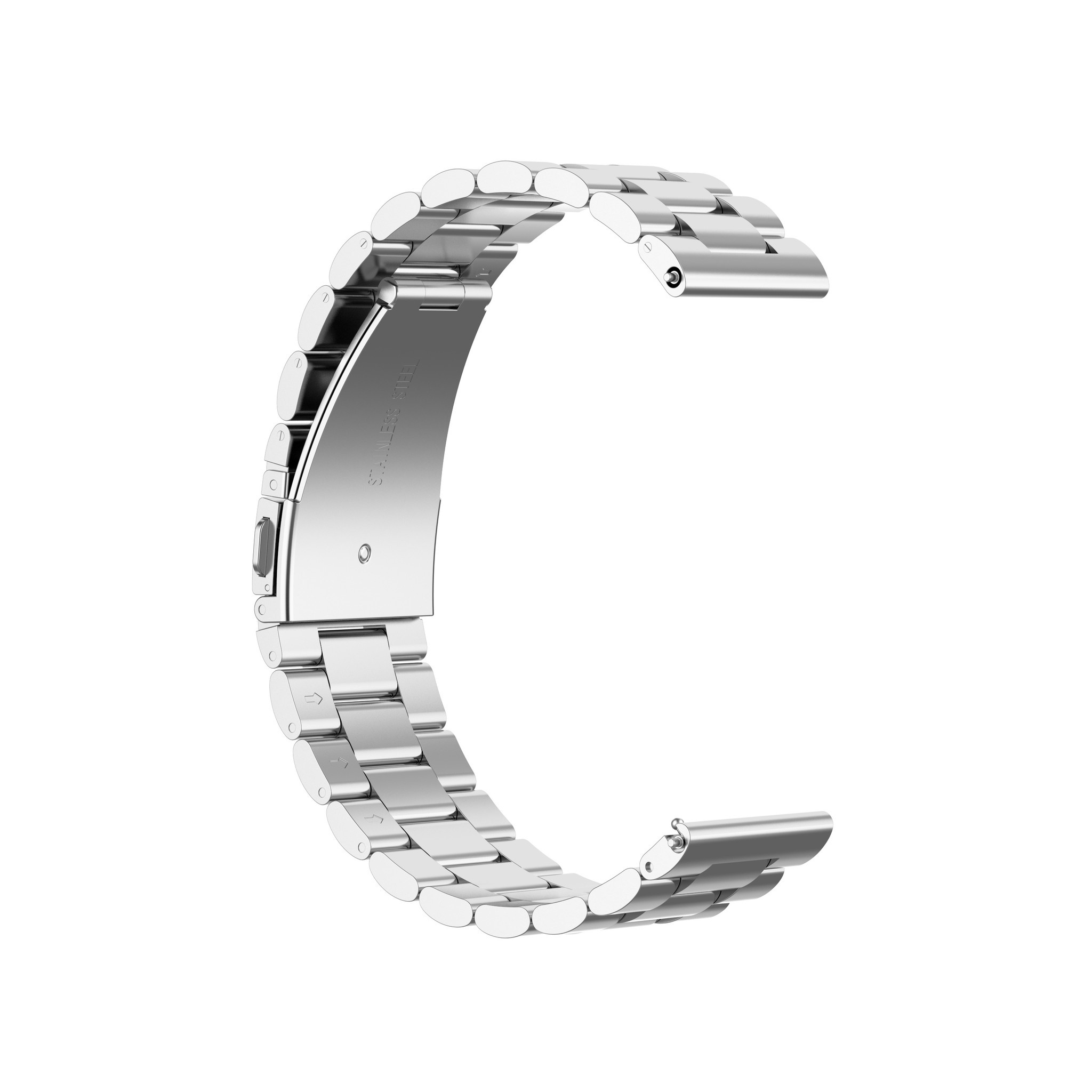 Correa de eslabones de acero con cuentas para el Samsung Galaxy Watch - plata
