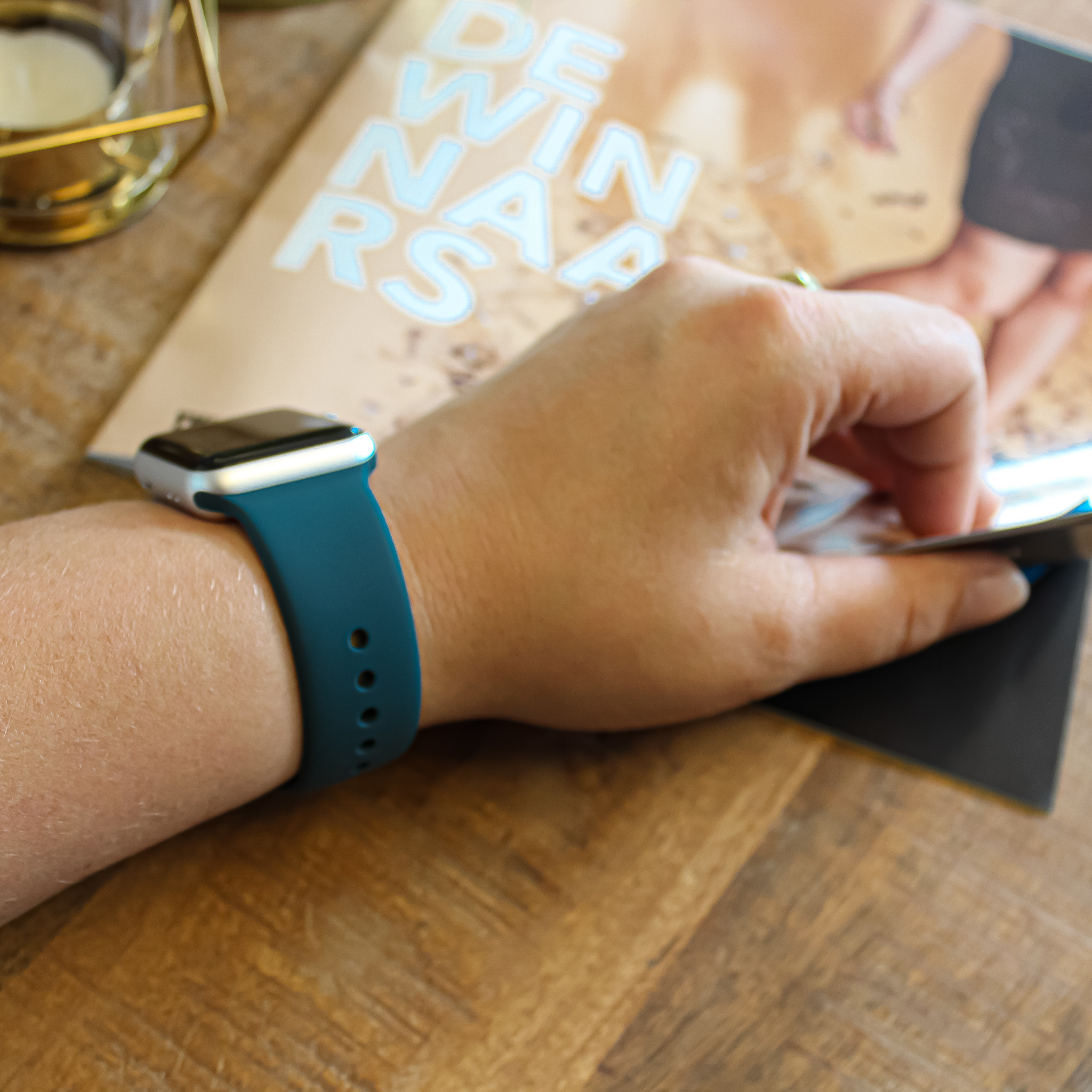 Correa deportiva para el Apple Watch - verde ánade real
