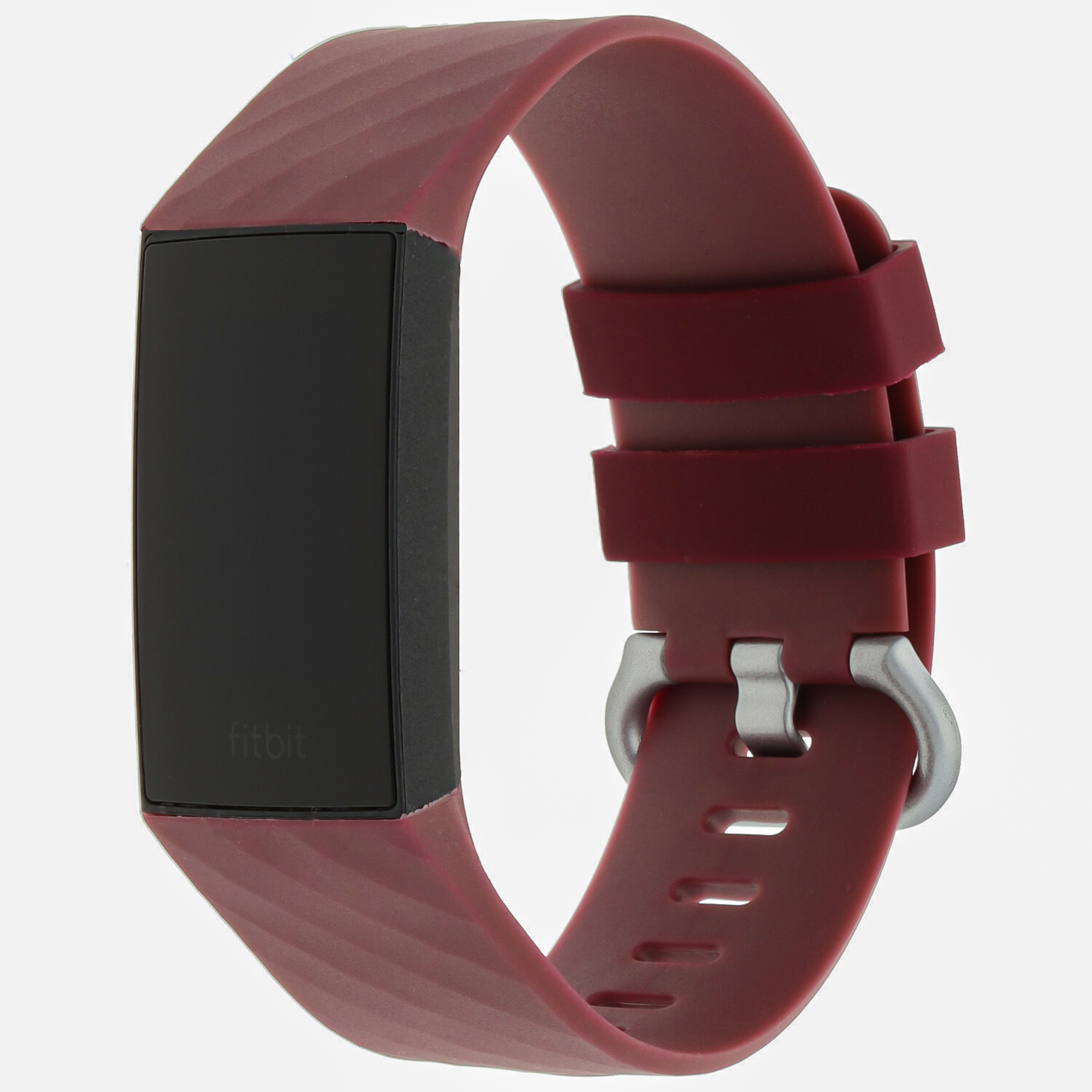  Fitbit Charge 3 &amp; 4 cinta de gofres deportivos - rojo vino