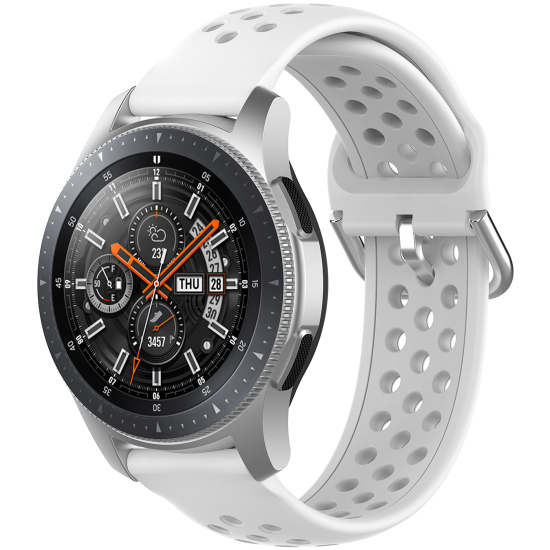 Huawei Watch GT correa deportiva de doble hebilla - blanca