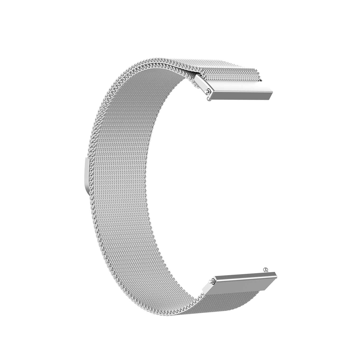 Correa Milanese loop para el Garmin Vivoactive / Vivomove - plata