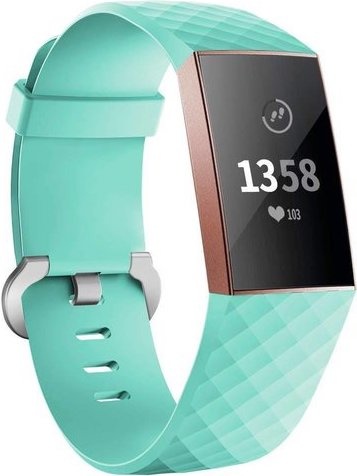 Correa deportiva waffle para el Fitbit Charge 3 y 4 - verde