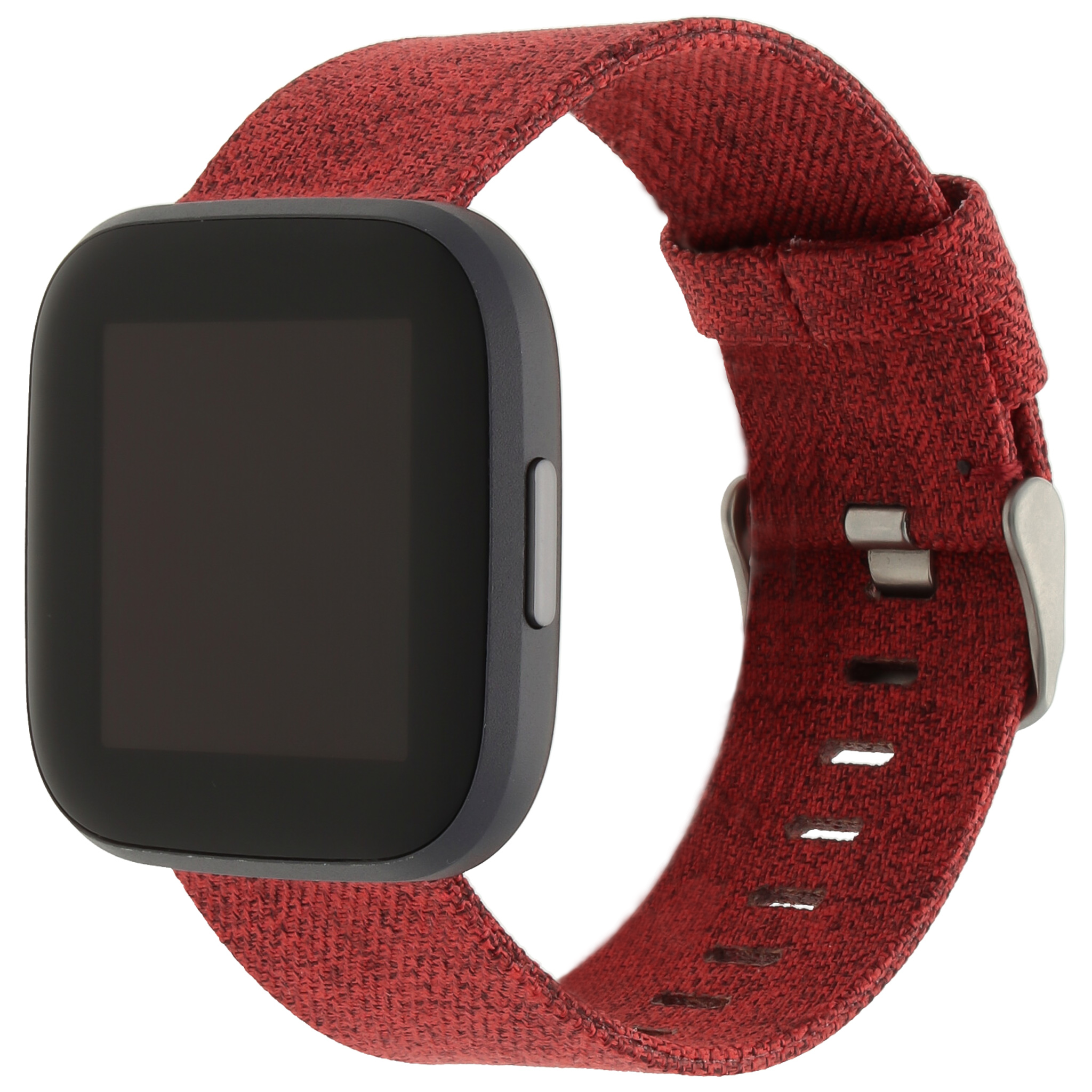 Correa de nailon con hebilla para el Fitbit Versa - roja