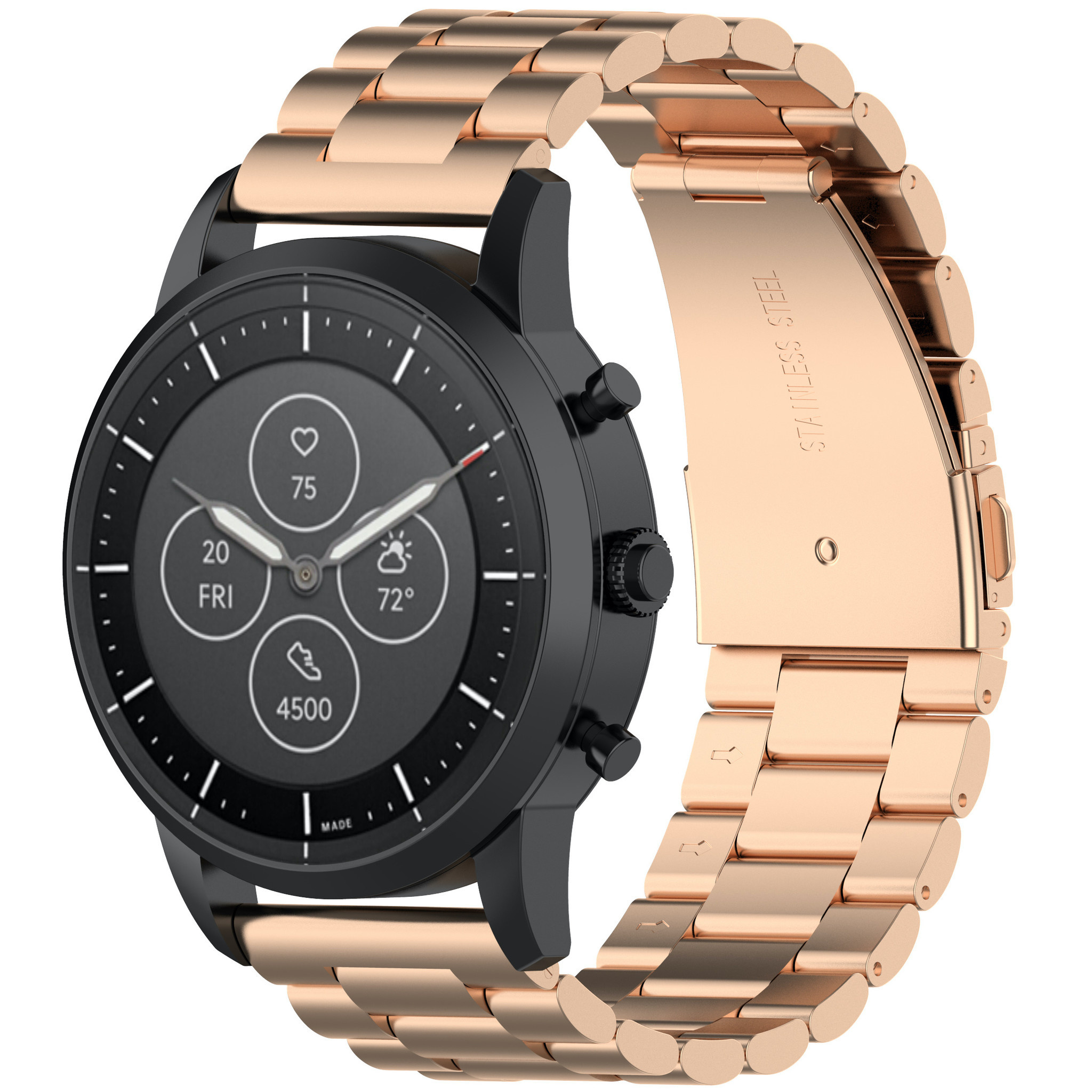 Polar Vantage M / Grit X eslabón de acero con cuentas - oro rosa