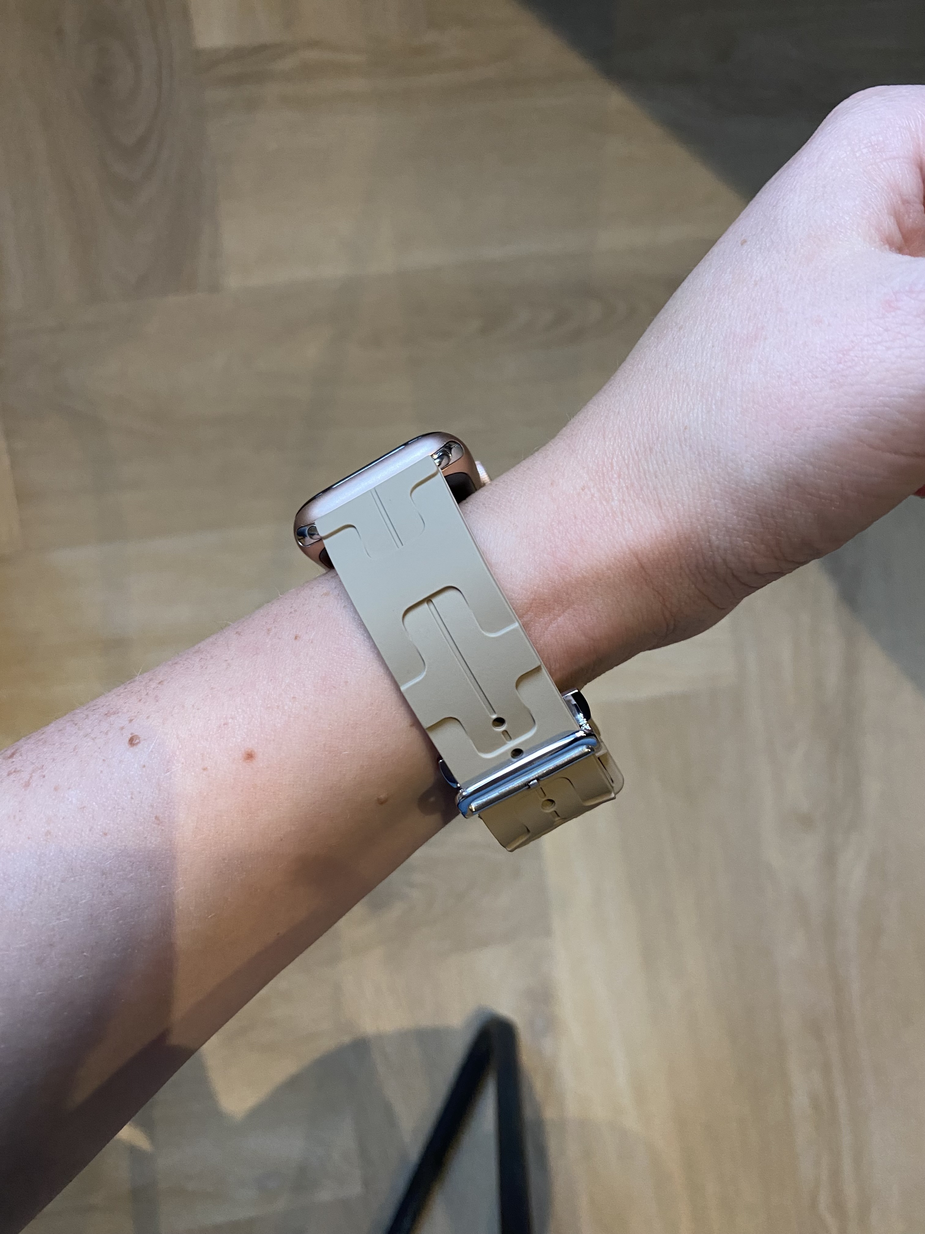 Apple Watch Hermès correa simple tour kilim - nuez