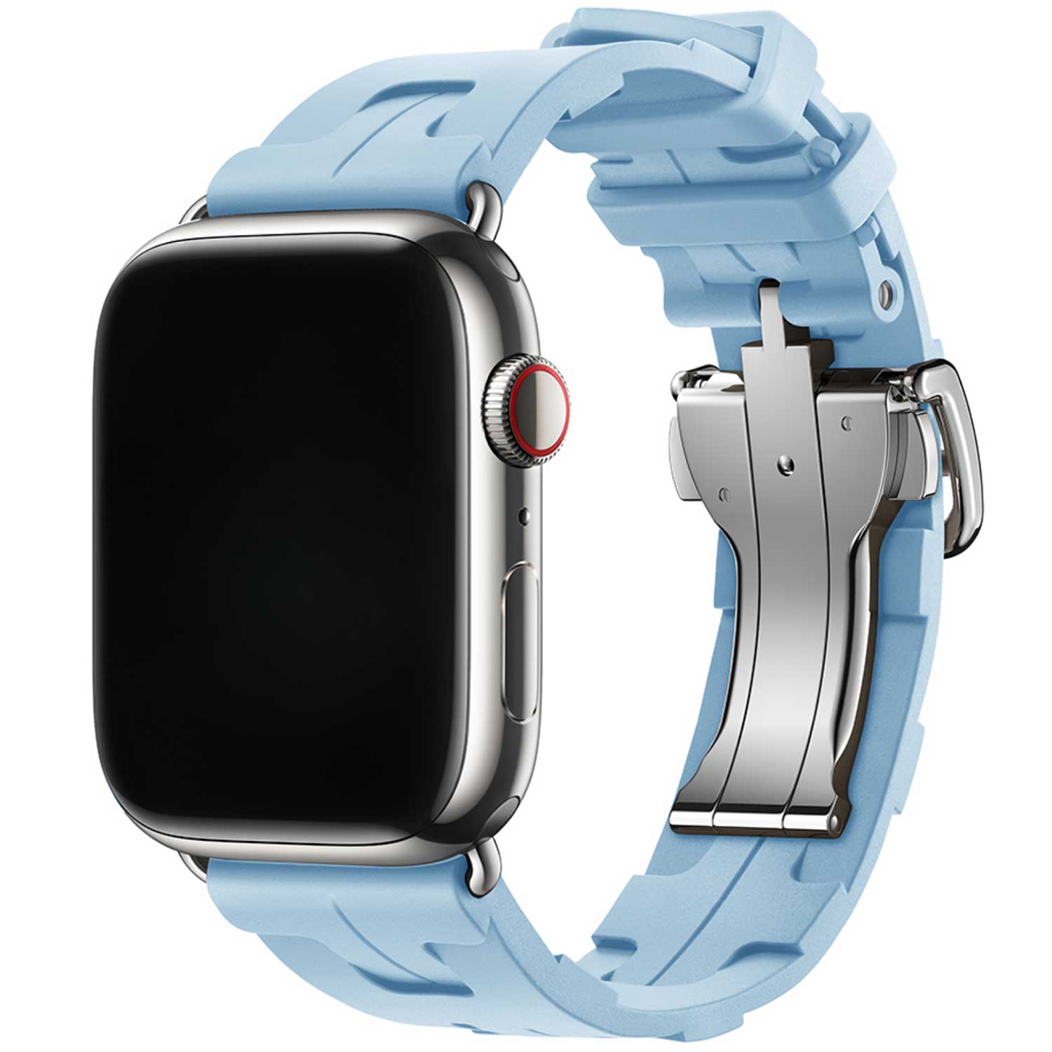 Apple Watch Hermès correa simple tour kilim - azul claro