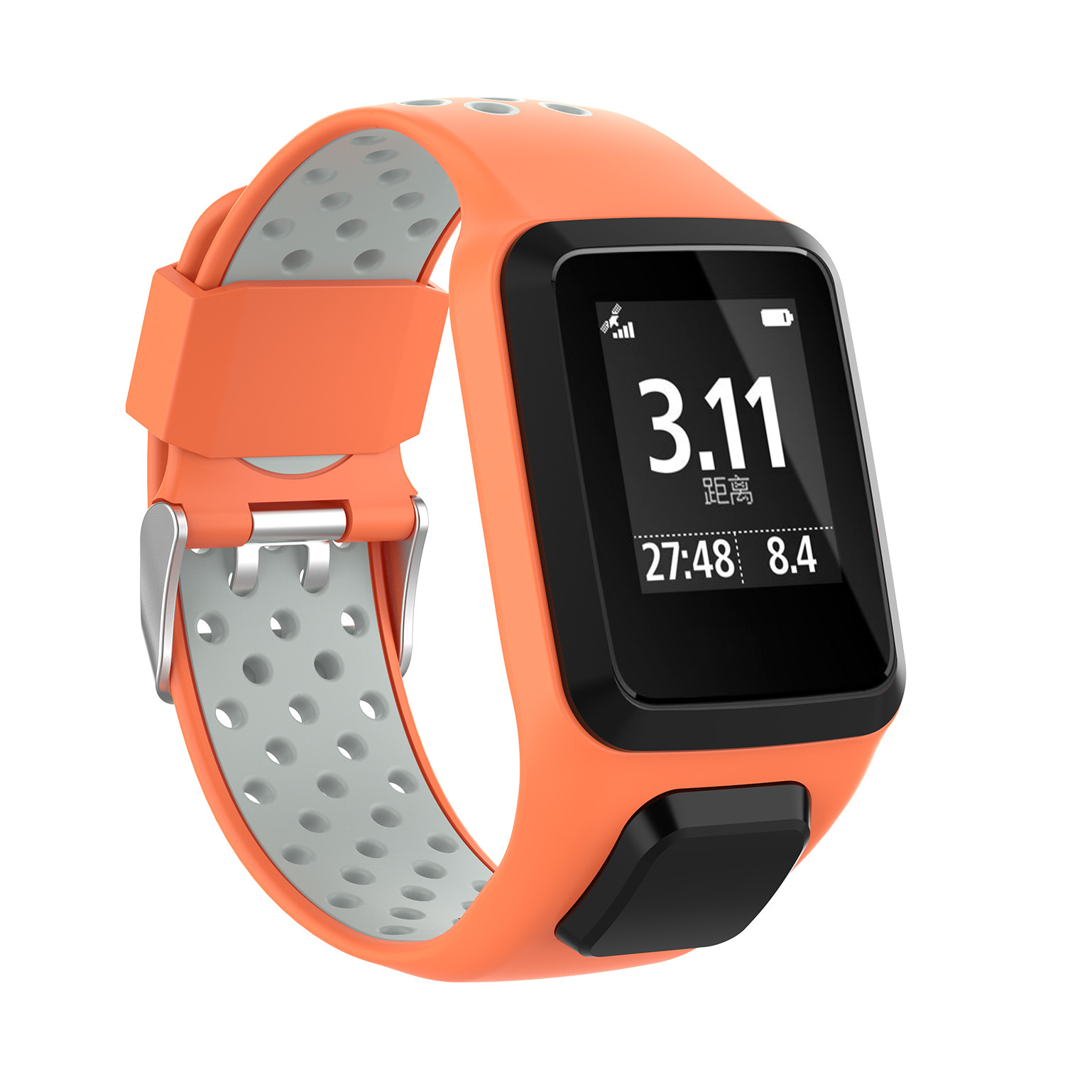 TomTom Runner / Spark / Neumático deportivo doble Adventure - gris anaranjado