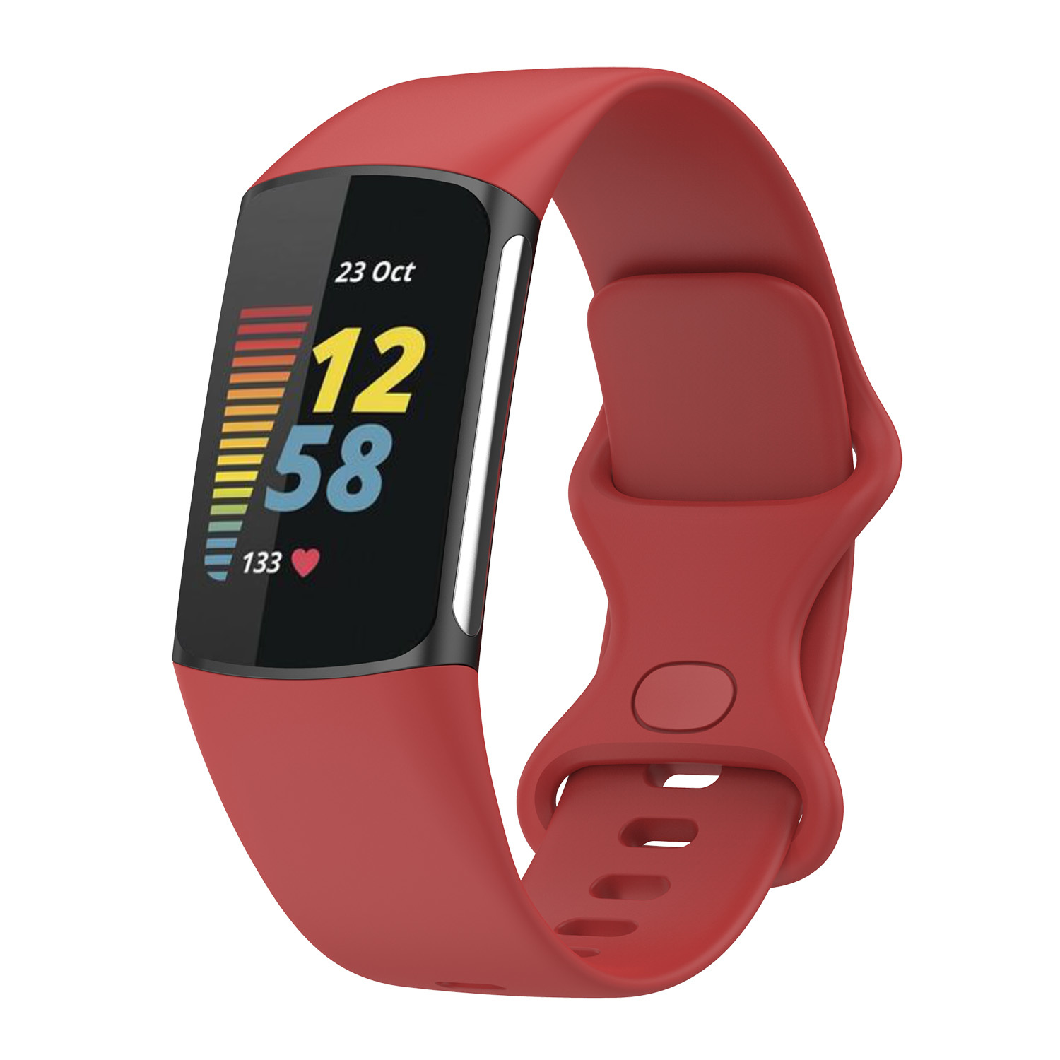  Fitbit Charge 5 bandas deportivas - rojo