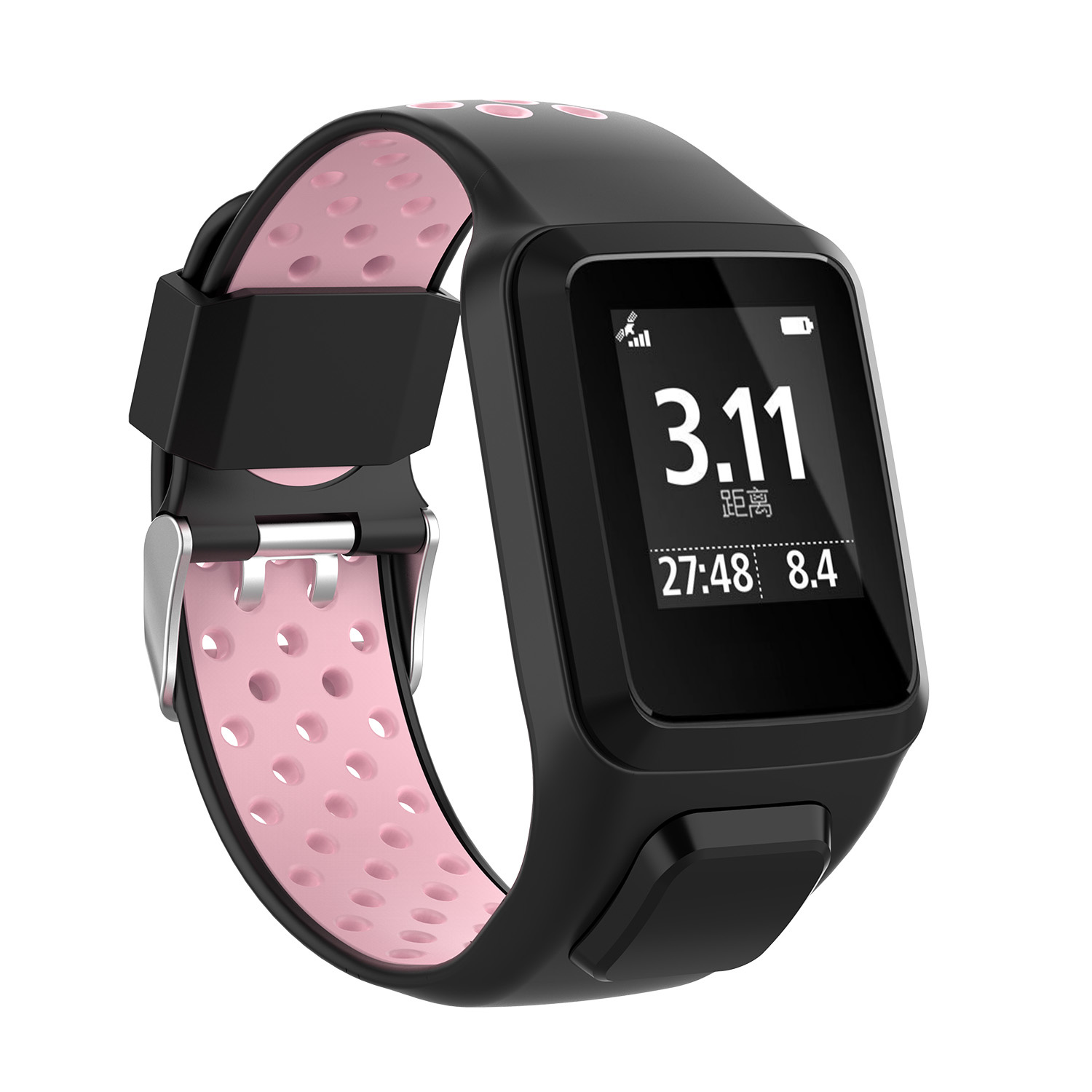 TomTom Runner / Spark / Neumático deportivo doble Adventure - negro rosa