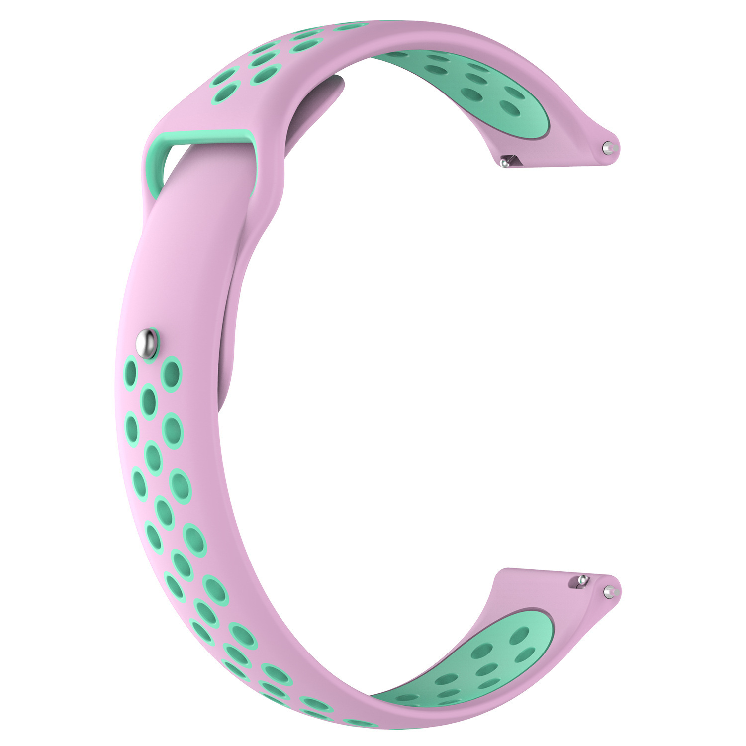 Correa deportiva doble para el Polar Vantage M / Grit X - rosa teal