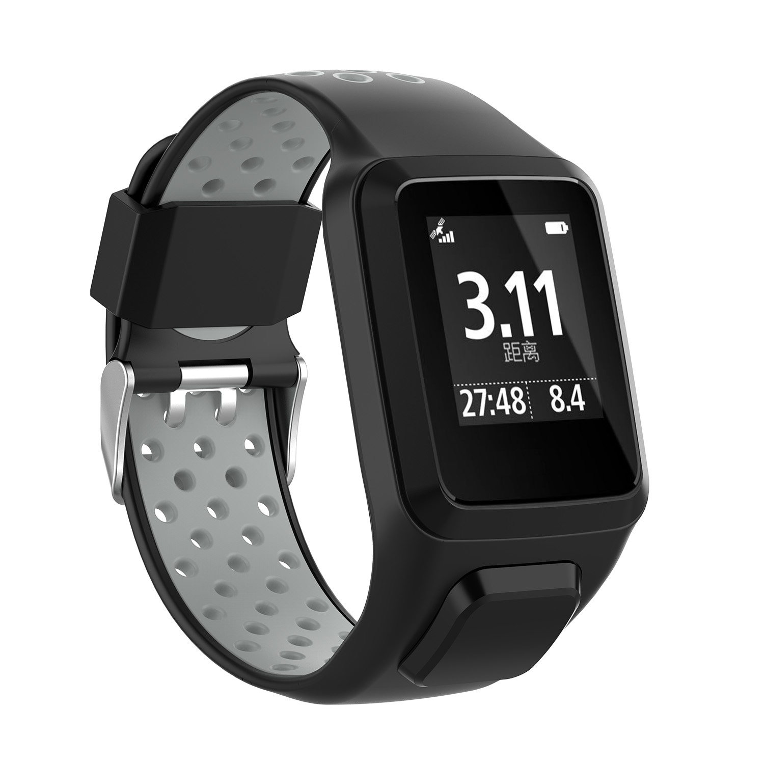 TomTom Runner / Spark / Neumático deportivo doble Adventure - negro gris