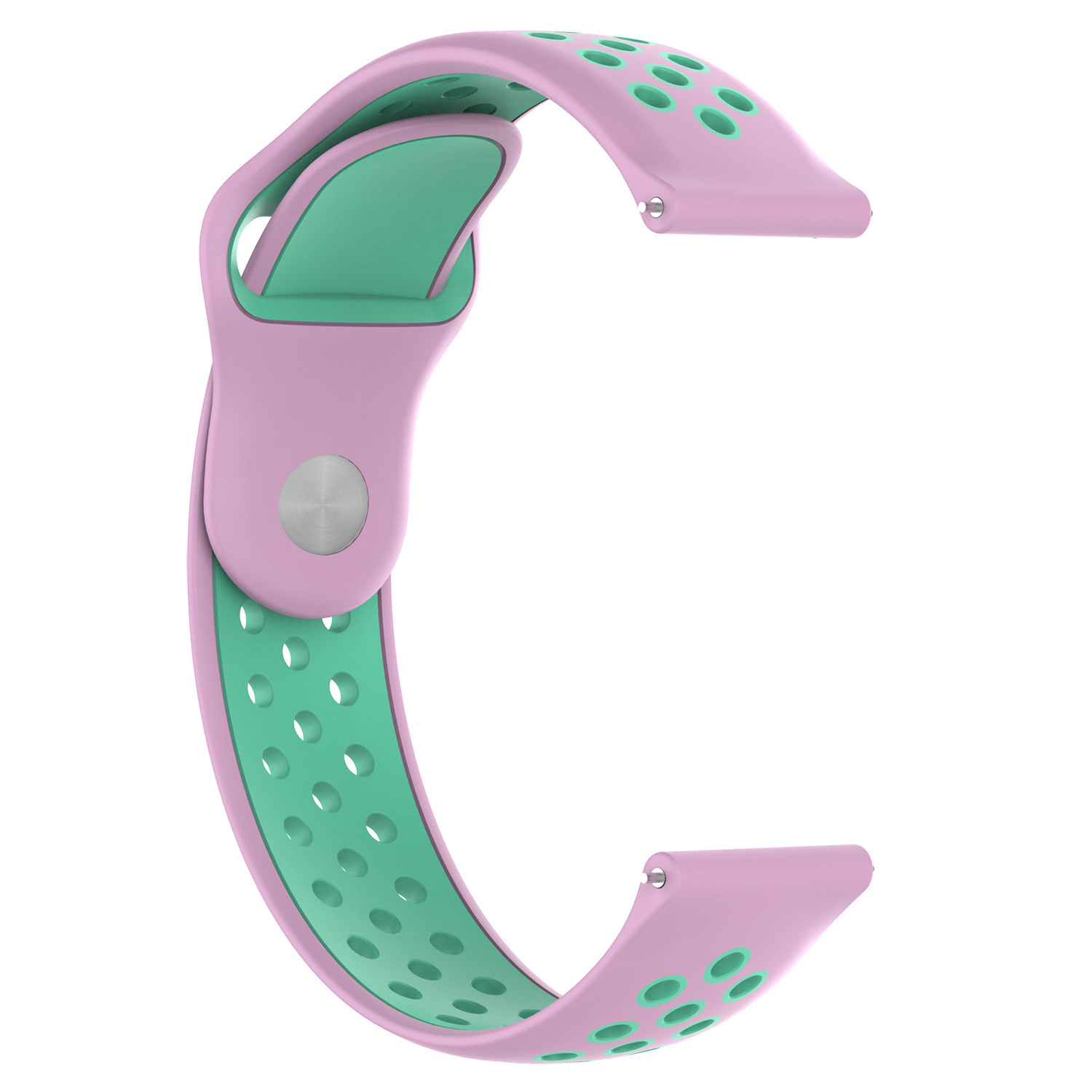 Correa deportiva doble para el Polar Vantage M / Grit X - rosa teal