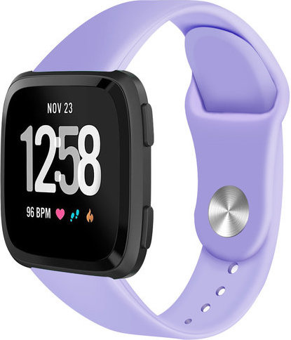 Correa deportiva de silicona para el Fitbit Versa - morado claro
