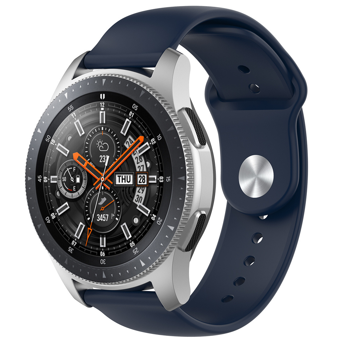 Samsung Correa deportiva de silicona Galaxy Watch - azul marino