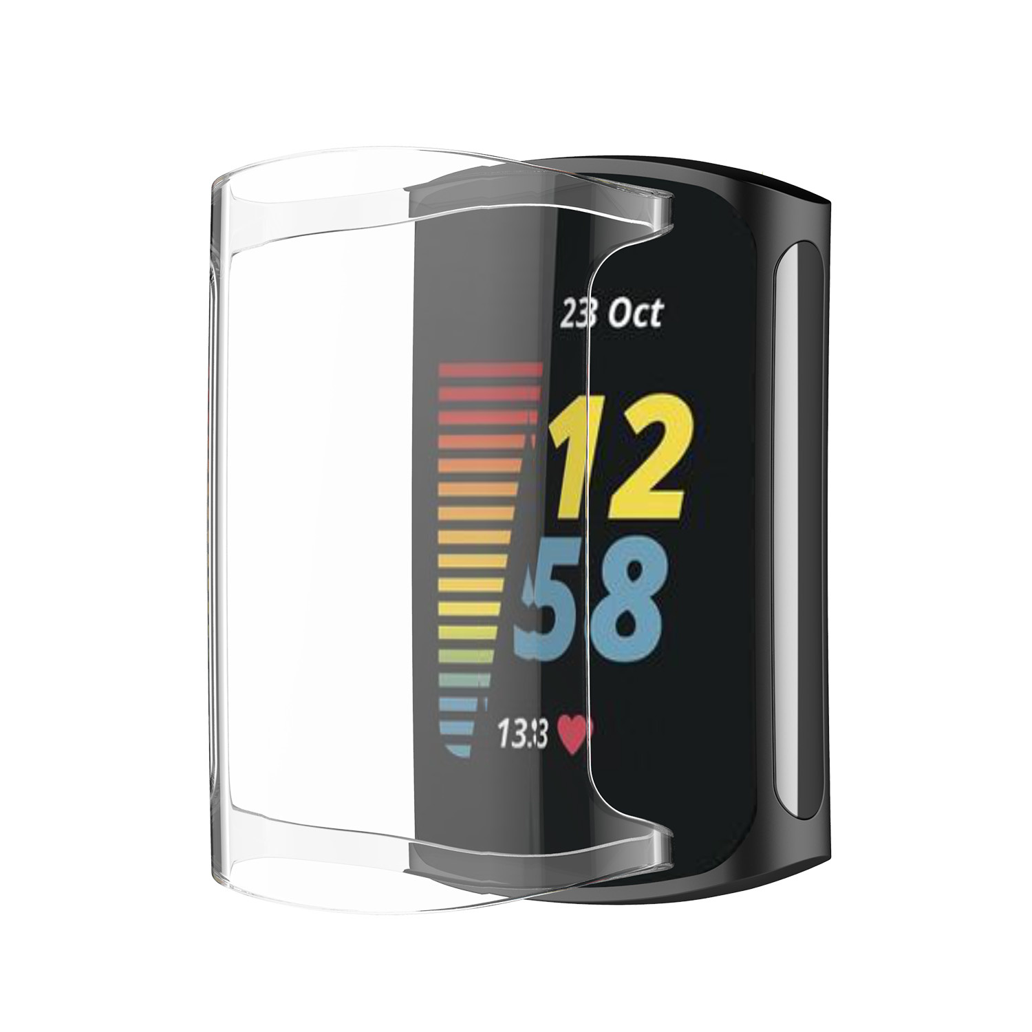  Fitbit Charge 5 estuche blando - transparente
