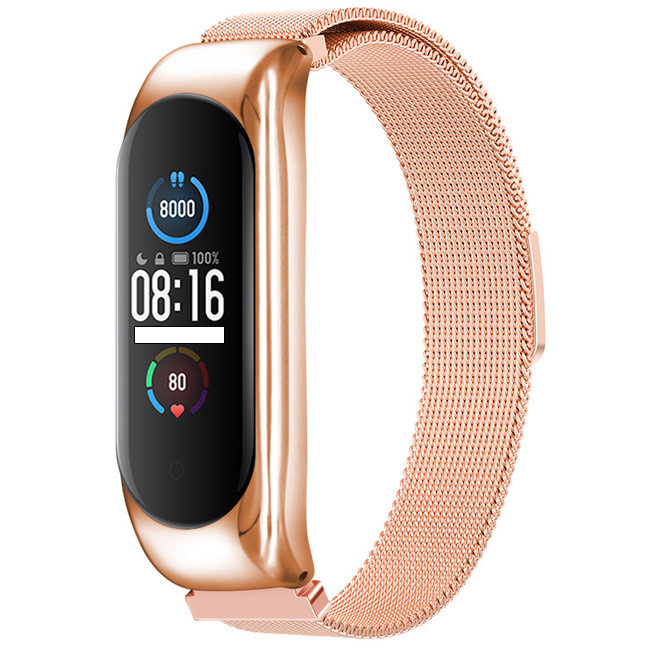 Xiaomi Mi band 3/4/5/6 milanese banda - oro rosa
