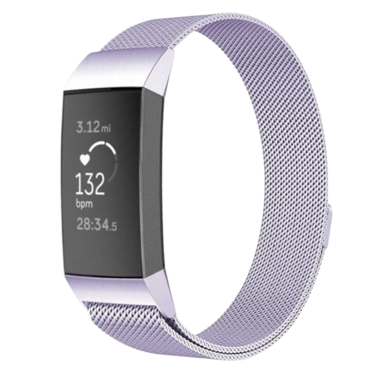  Fitbit Charge 3 &amp; 4 milanese banda - lavanda