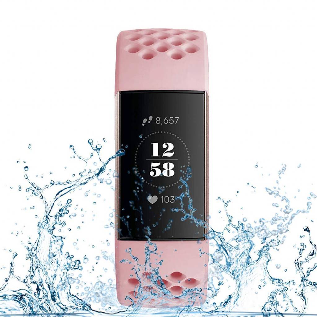 Correa deportiva point para el Fitbit Charge 3 y 4 - rosa